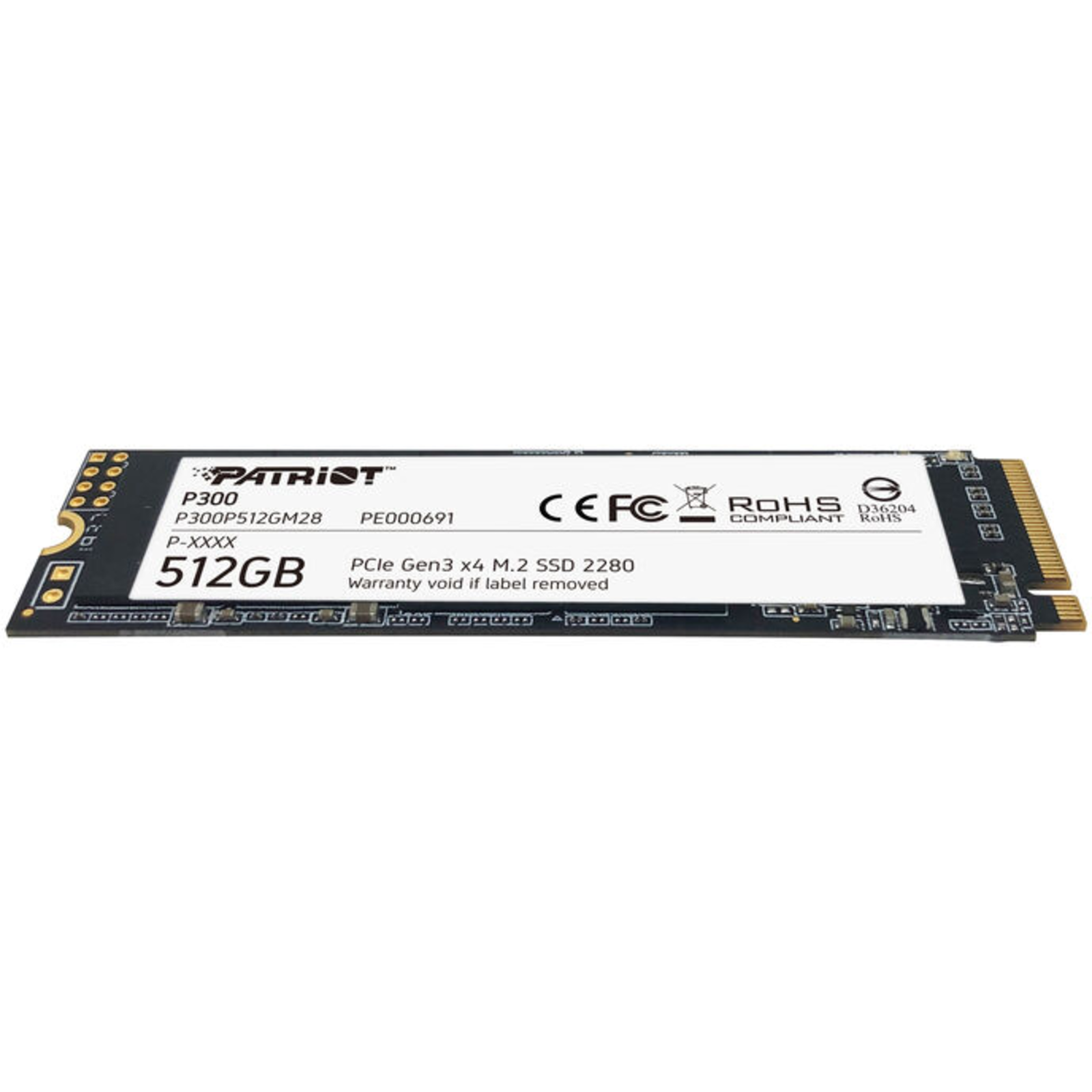 Patriot Memory P300 512 GB PCIe 3.0 X4 NVMe 1.3 M.2 2280