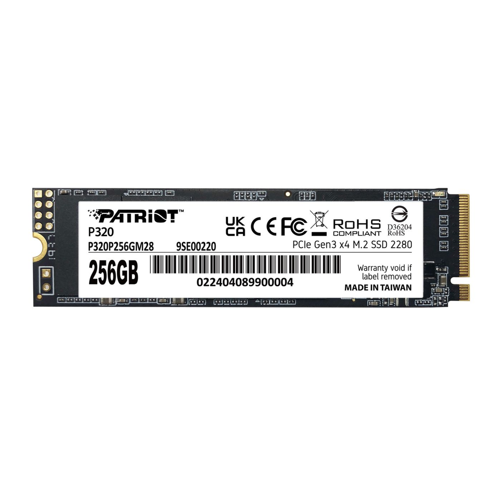 Patriot Memory SSD VIPER P320 M.2 PCI-Ex4 NVMe 256GB 2,2GBS (P320P256GM28) (P320P256GM28)