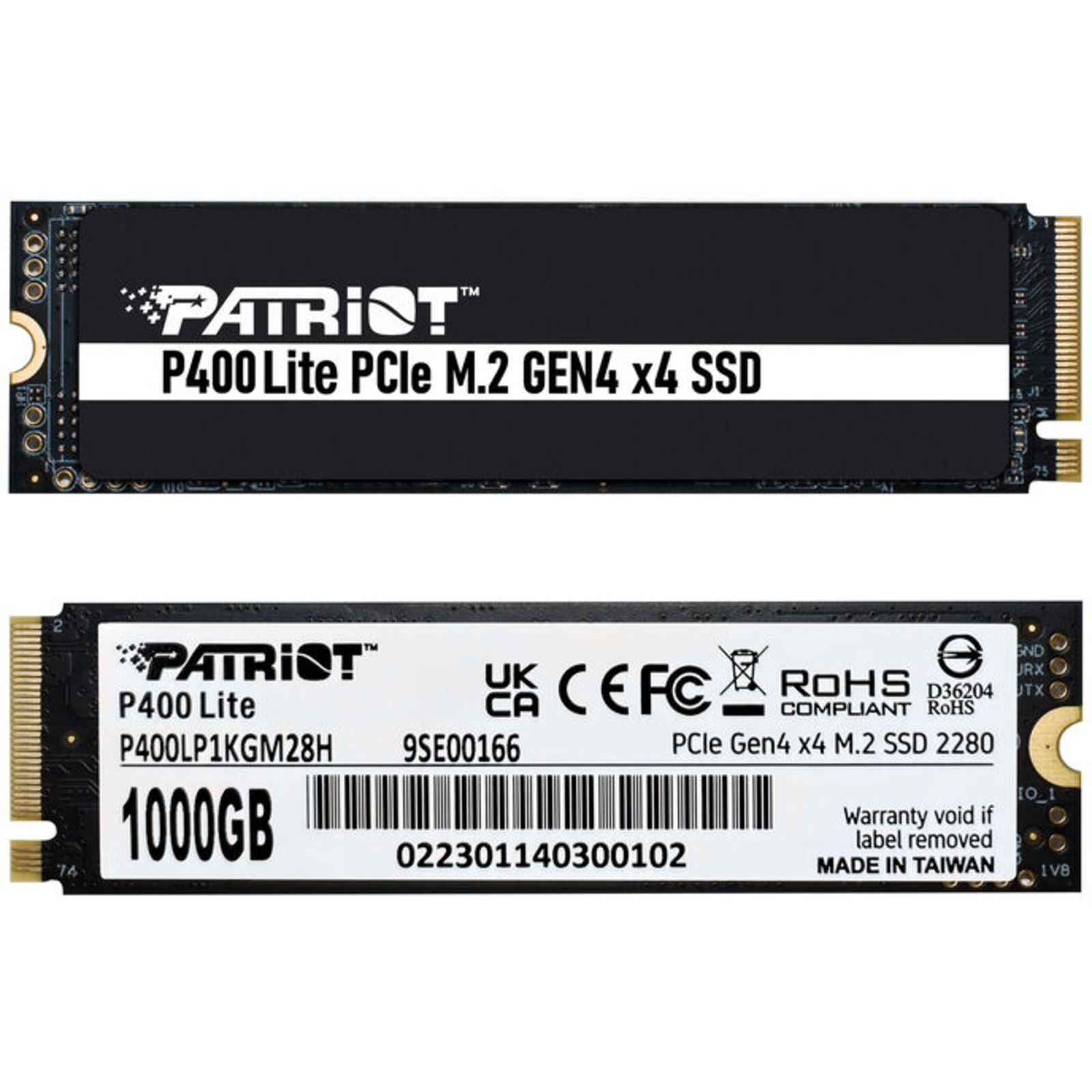 Patriot Memory SSD 1TB M.2 P400 Lite PCIe 4x4 NVMe 3500 2700