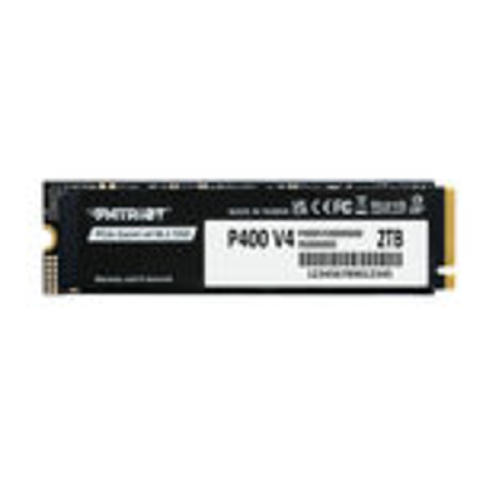 PATRIOT P400 V4 2TB SSD Internal M.2 PCIe Gen4 X4 NVMe 2280