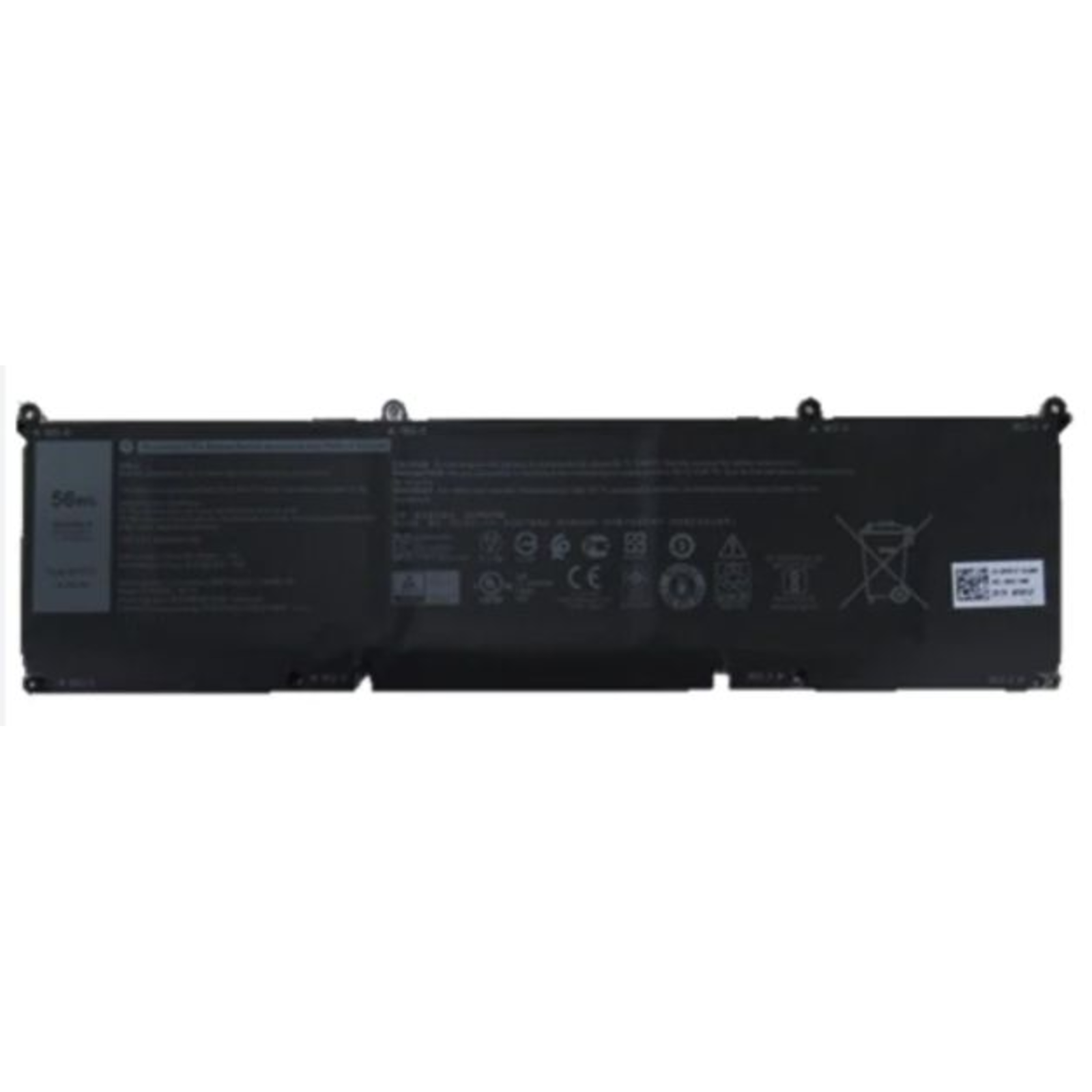 Dell Battery 56Wh for XPS 15 (9500) Li-polymer 11.4V 4650mAh 56Wh