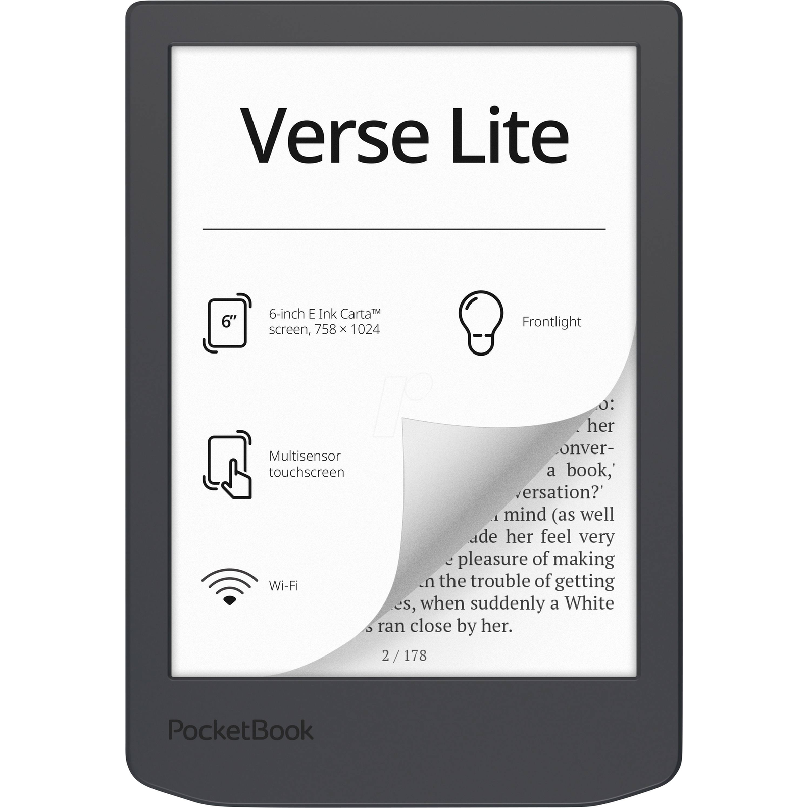 Pocketbook Verse Lite Midnight Grey DACH Version