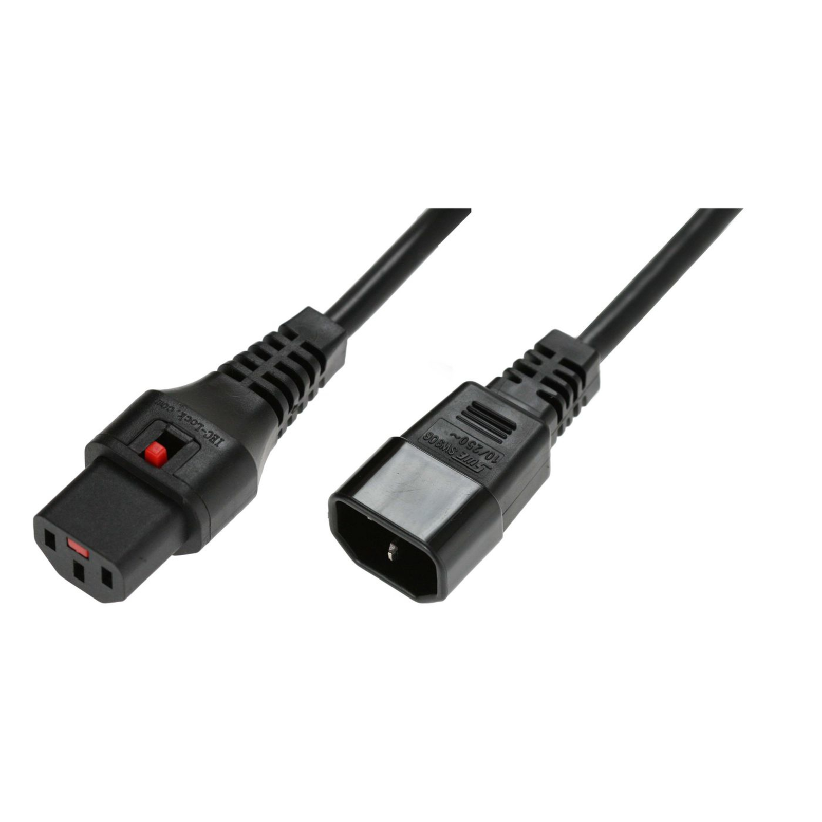 Micro Connect IEC LOCK C13 to C14 1.00mm2 1.5M BLACK