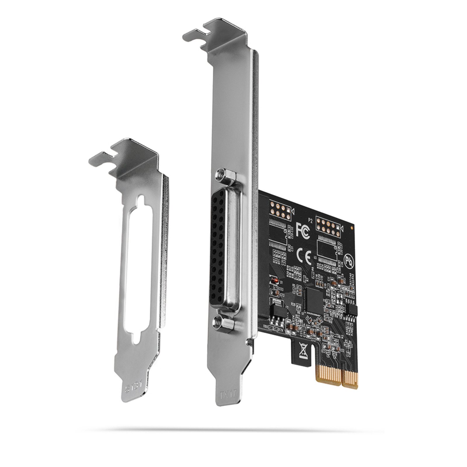 Axagon PCEA-P1N PCIe Adapter with 1x Parallel Ports ASIX AX99100 Chipset