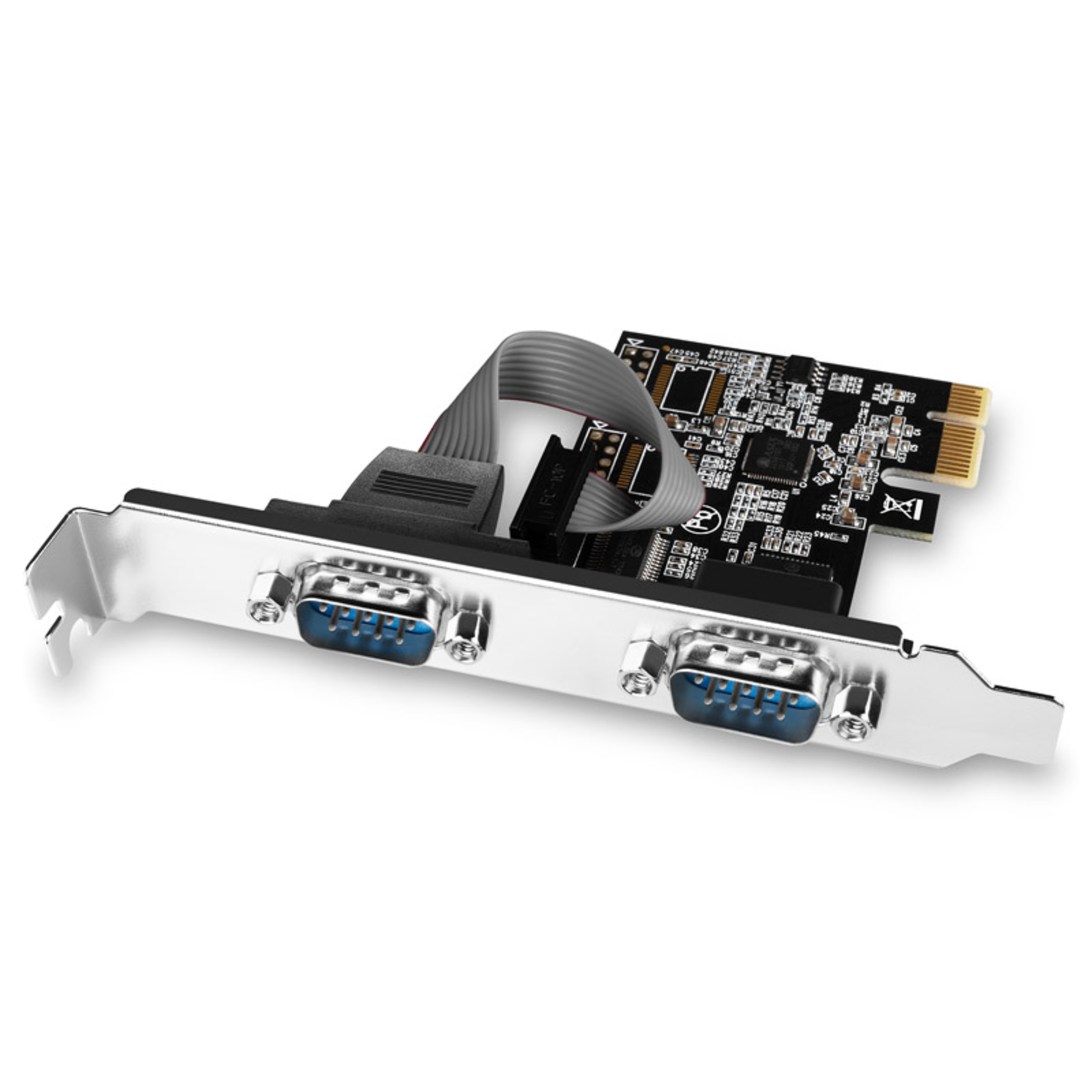 Axagon PCEA-S2N PCIe Adapter with 2x Serial Ports ASIX AX99100 Chipset