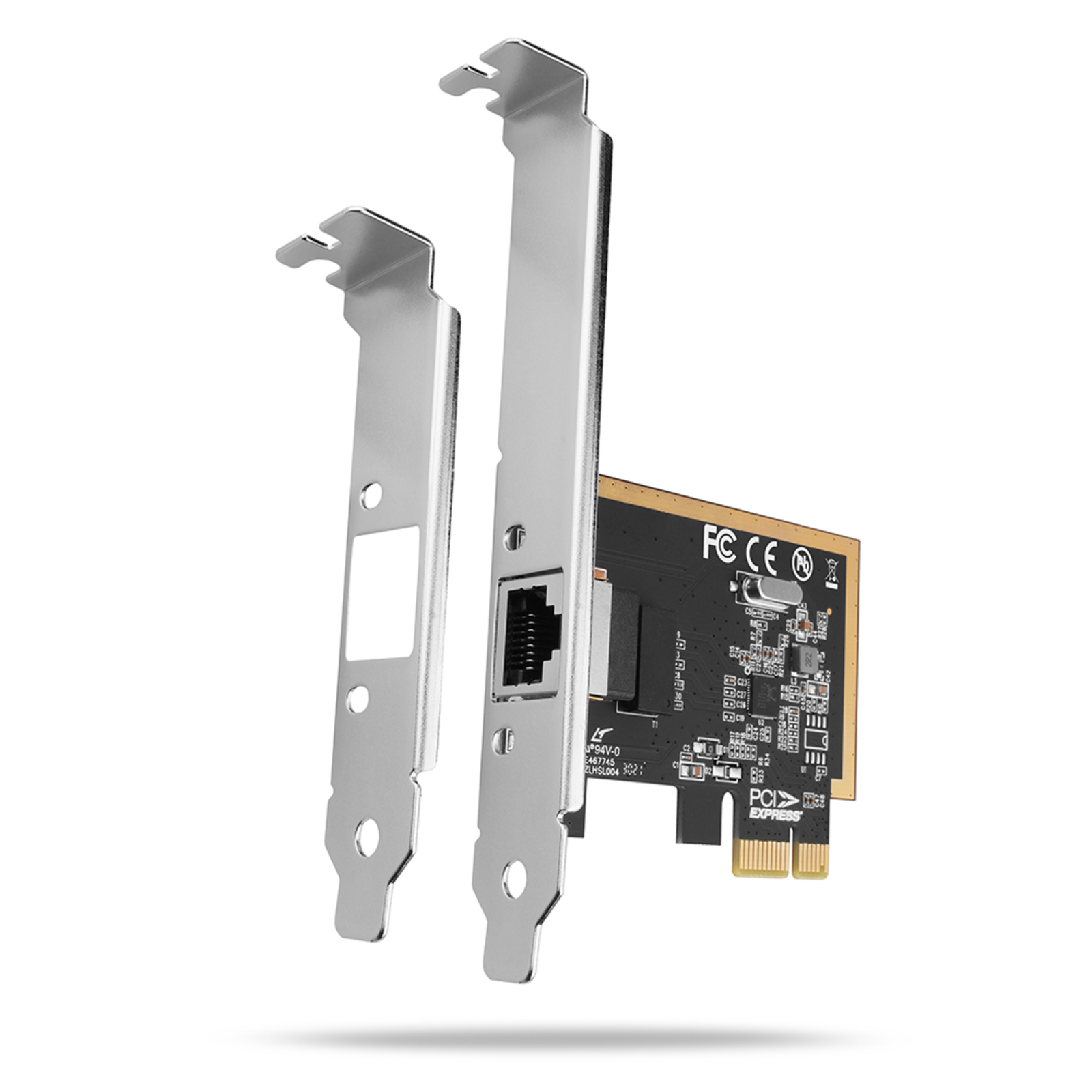 Axagon PCEE-GRF PCI-Express Gigabit Network Card Ethernet Realtek 8111F + LP