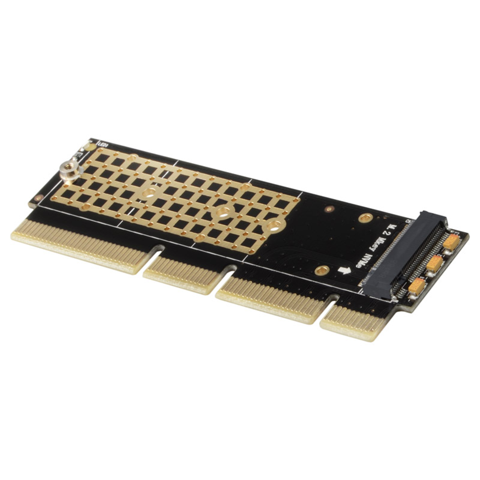 Axagon PCEM2-1U PCI-E 3.0 16x M.2 SSD NVMe 80mm SSD Low Profile 1U