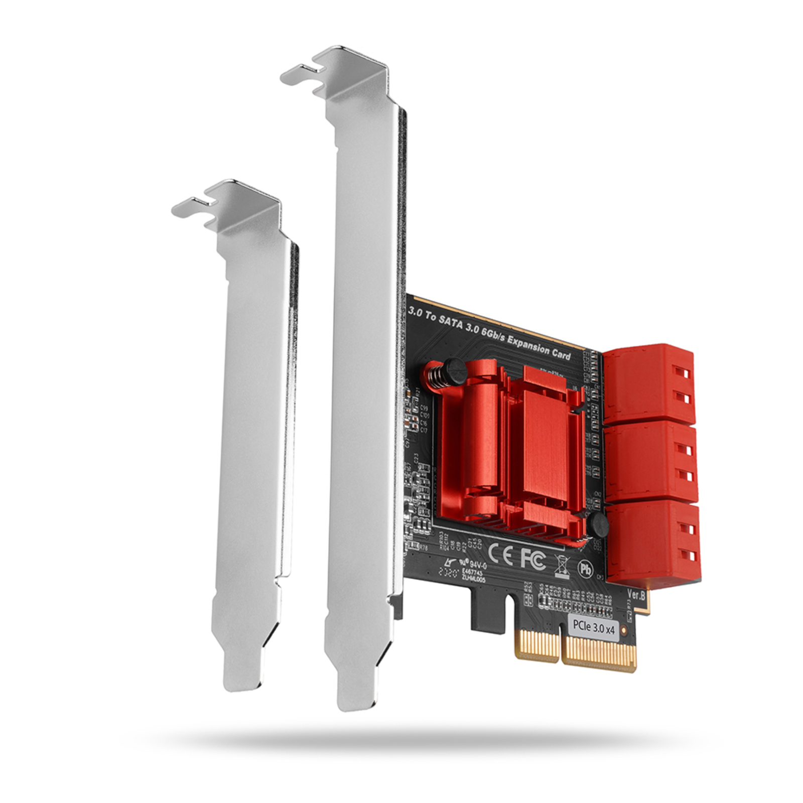 Axagon PCES-SA6 PCIe Controller 6x Internal SATA 6G Port LP