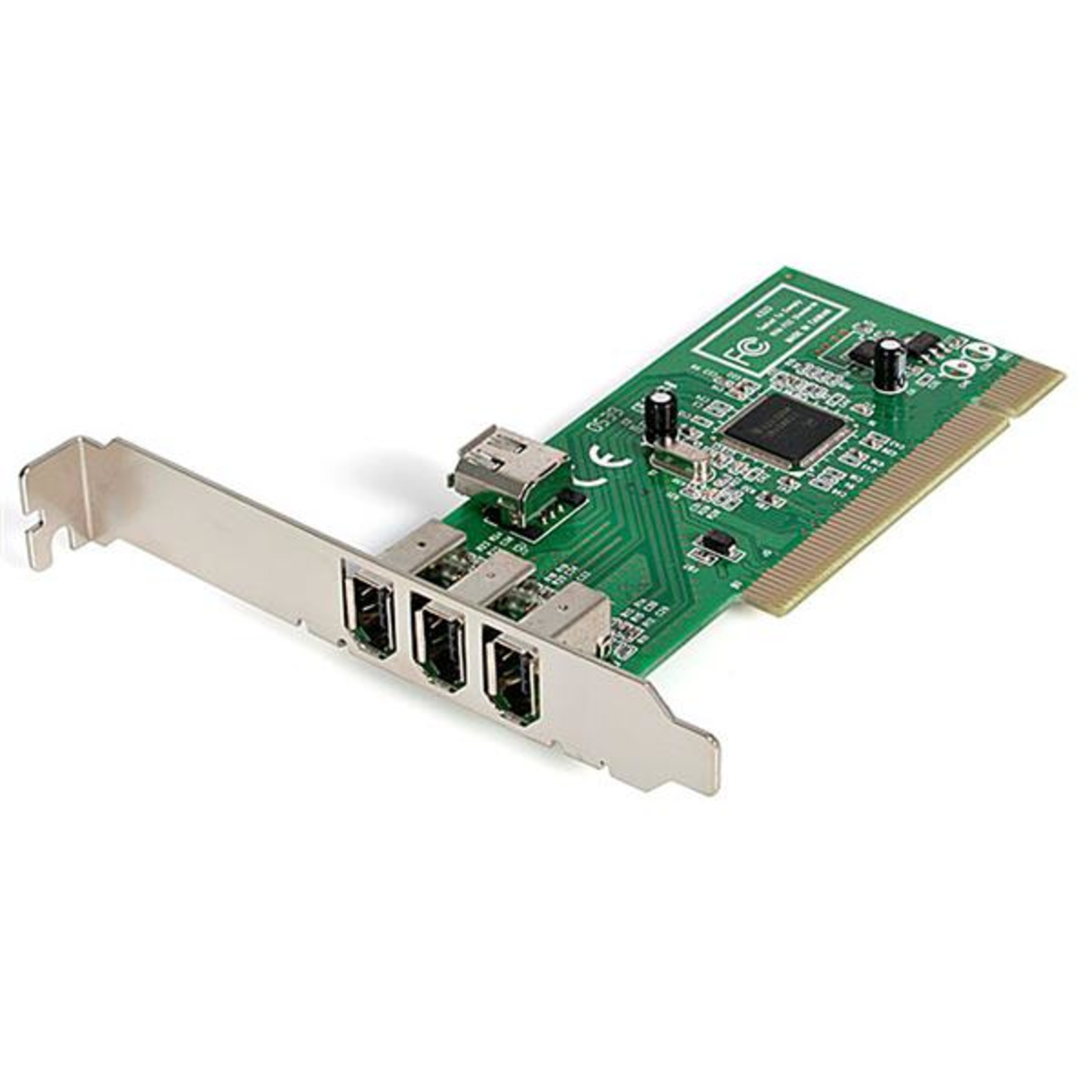 StarTech.com 4 Port 1394a FireWire PCI Interface Card 3x External 1x Internal PCI