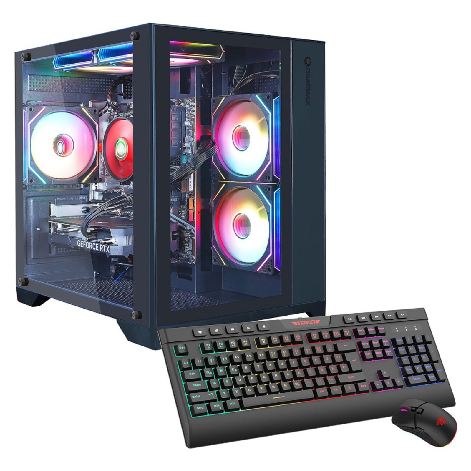Hyrican GAMEMAX Infinity Mini BK 7796 Ryzen 7 5700X 16GB/1TB SSD RTX 5060Ti Win11