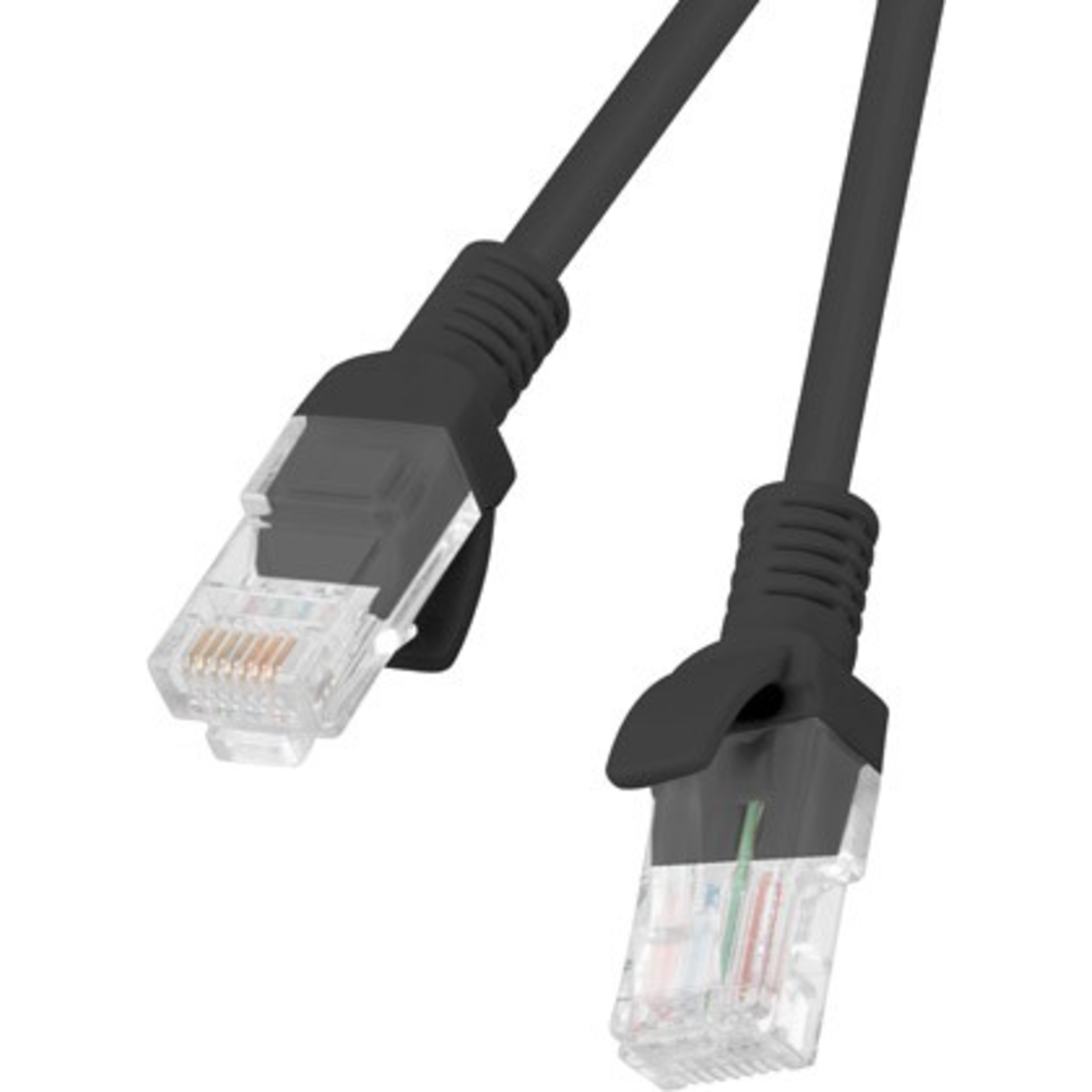 Lanberg PCU5-10CC-0025-BK 0.25 M Cat5e U/UTP (UTP) RJ-45 RJ-45