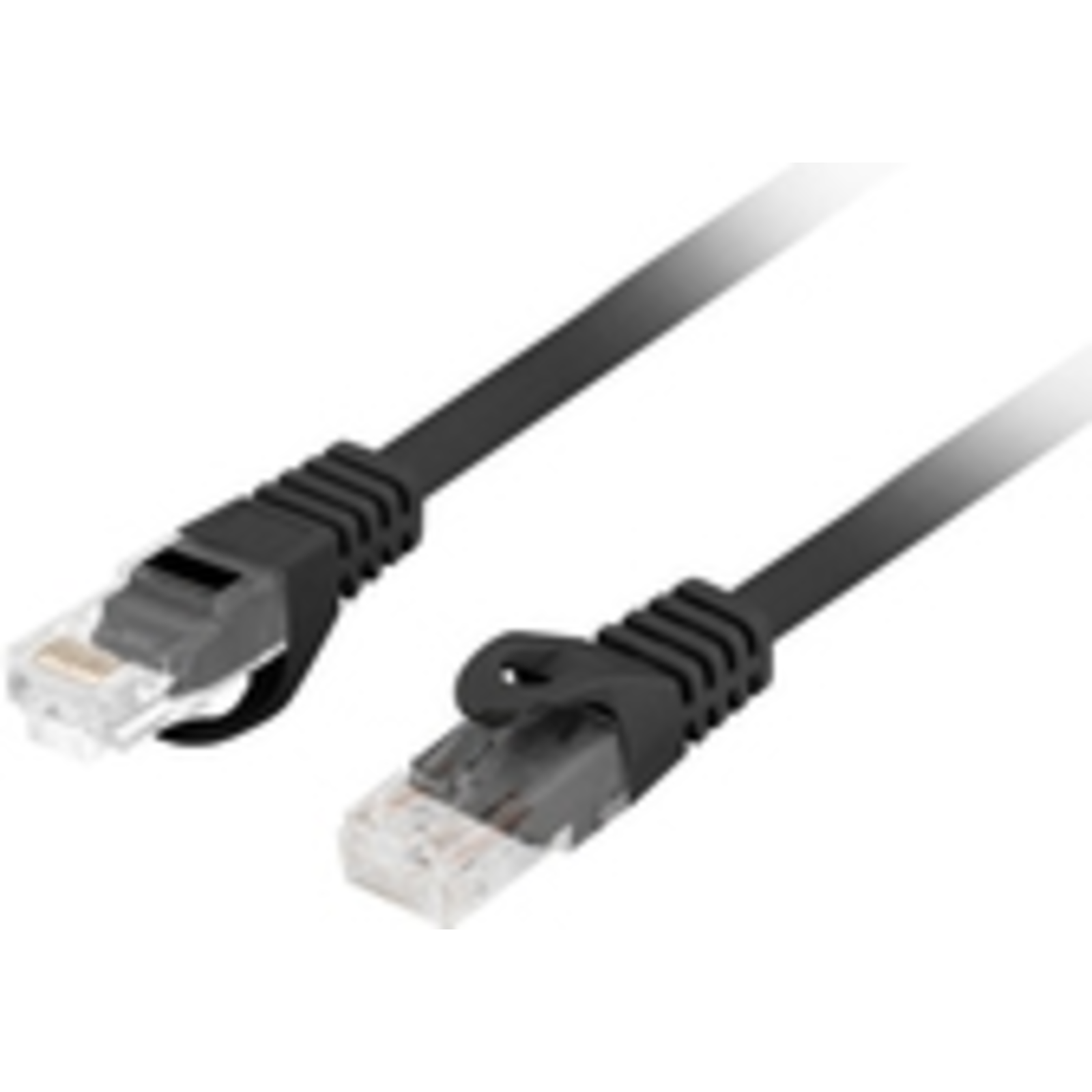 Lanberg PATCH CORD CAT.6 UTP LSZH CU 2M BLACK FLUKE CERTIFIED Network CAT 6