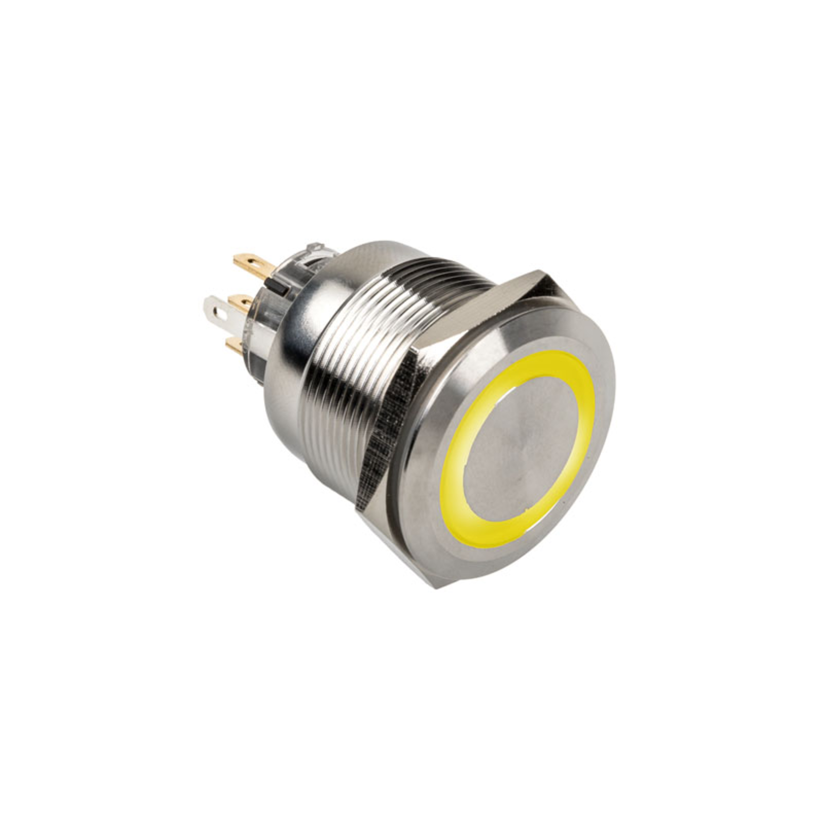 DimasTech Vandalism Switch/button 25mm Silverline Ring RGB