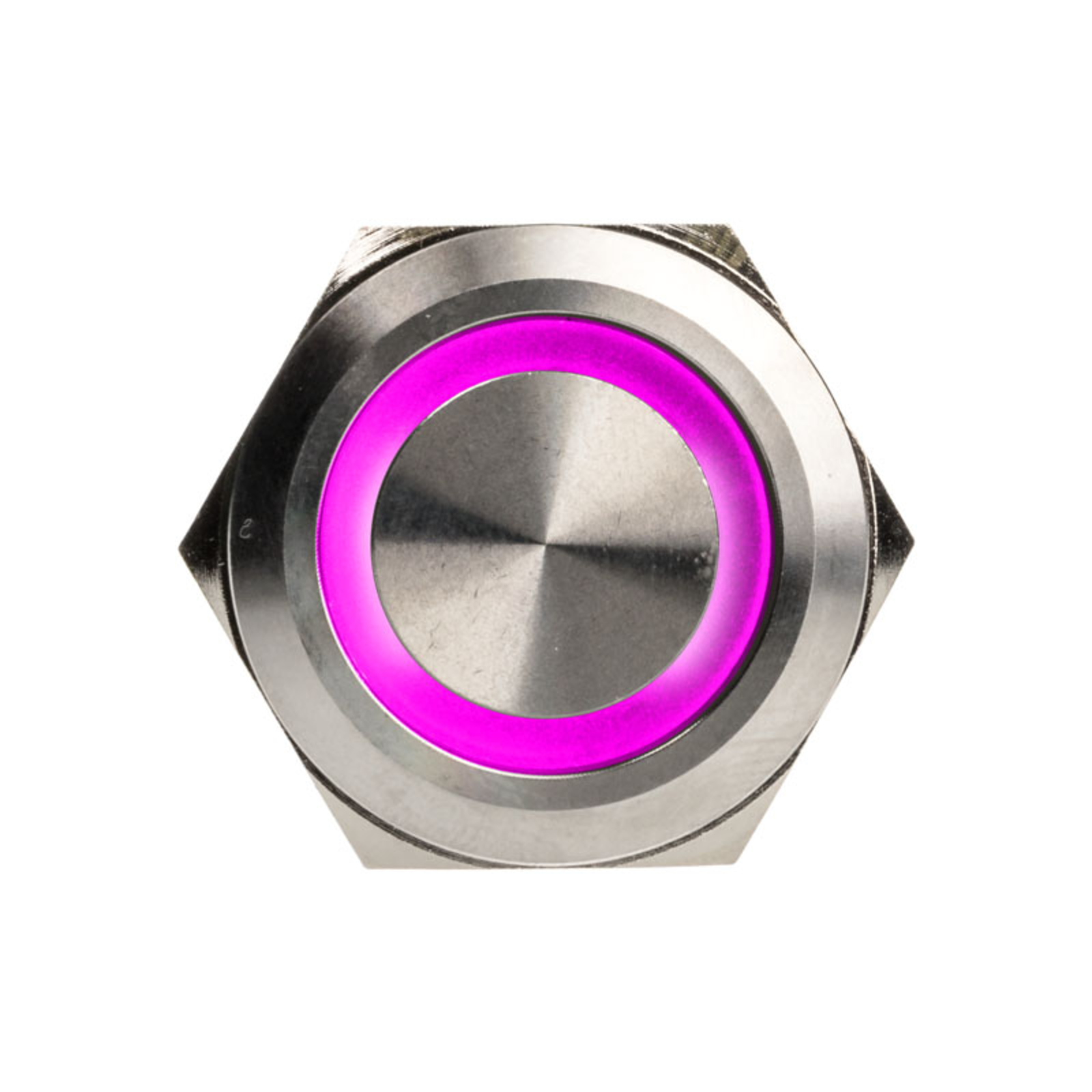 DimasTech Vandalism Switch/button 25mm Silverline Ring RGB
