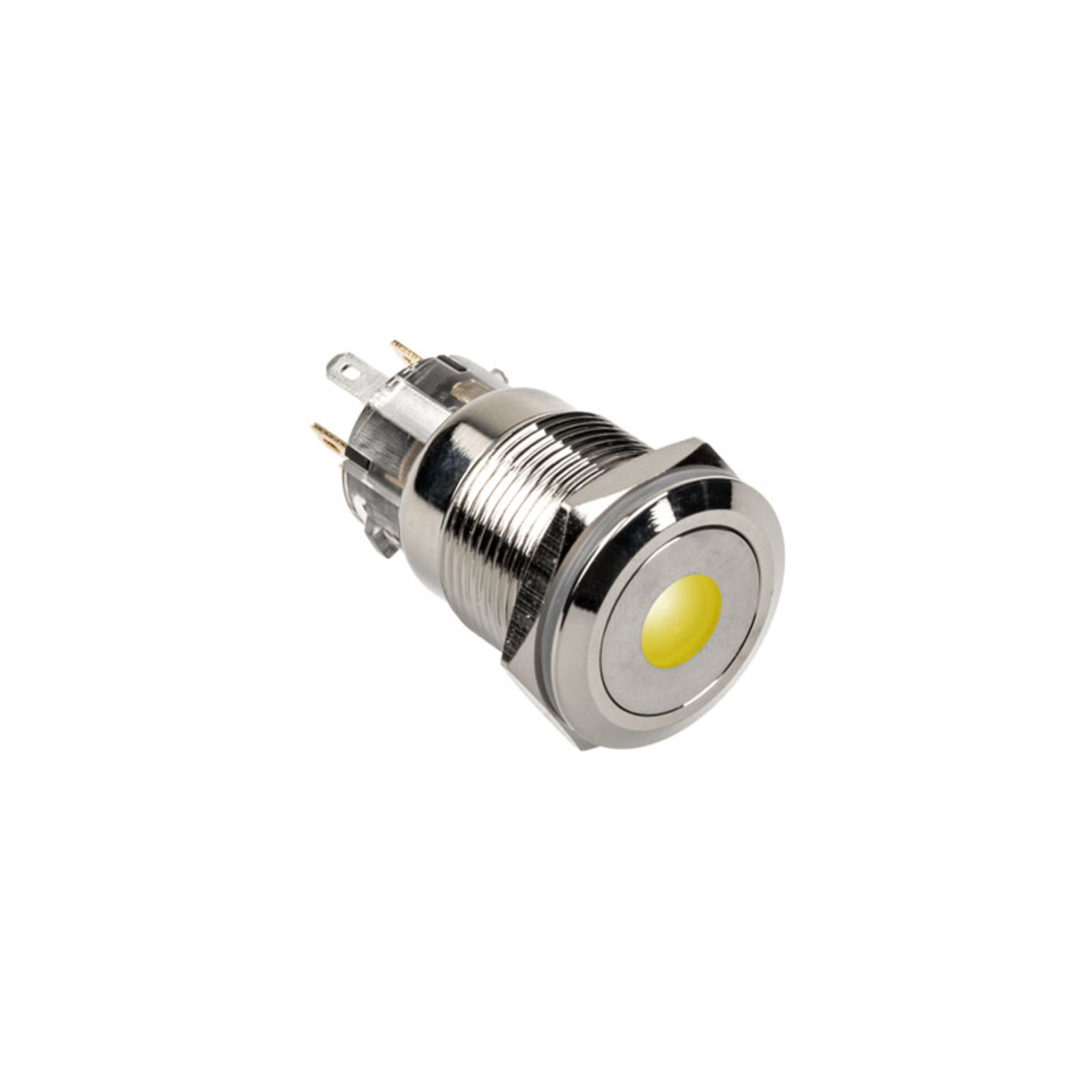 DimasTech Vandalism Switch/button 19mm Silverline Dot RGB