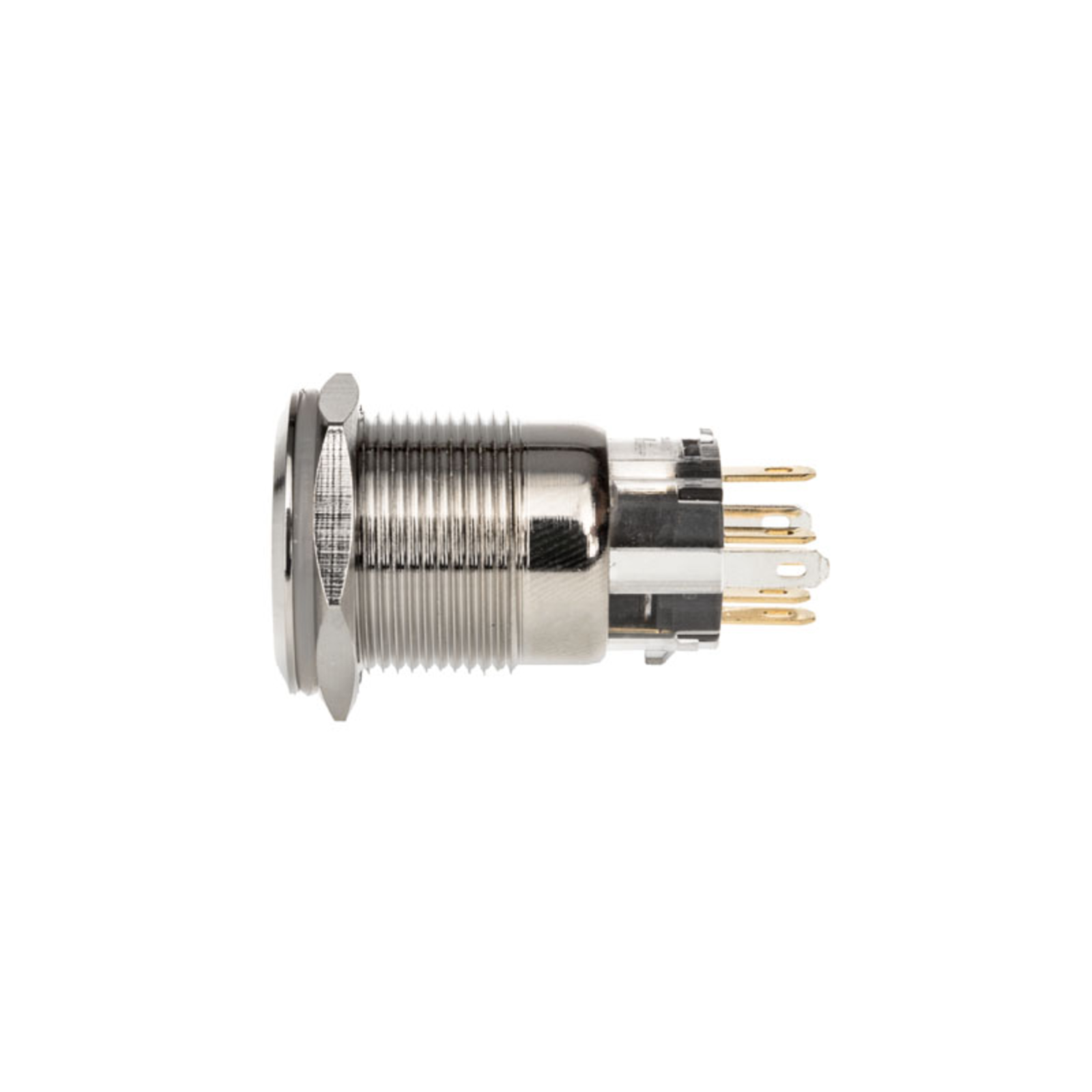 DimasTech Vandalism Switch/button 19mm Silverline Dot RGB