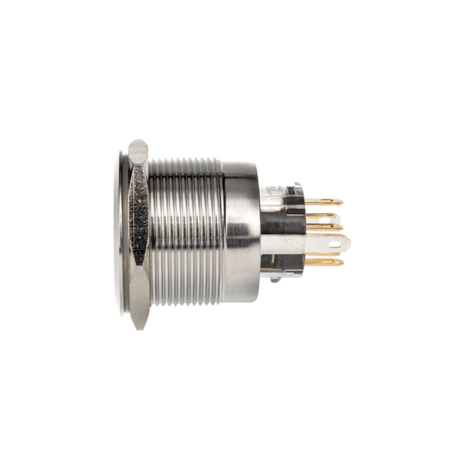 DimasTech Vandalism Switch/button 25mm Silverline Dot RGB