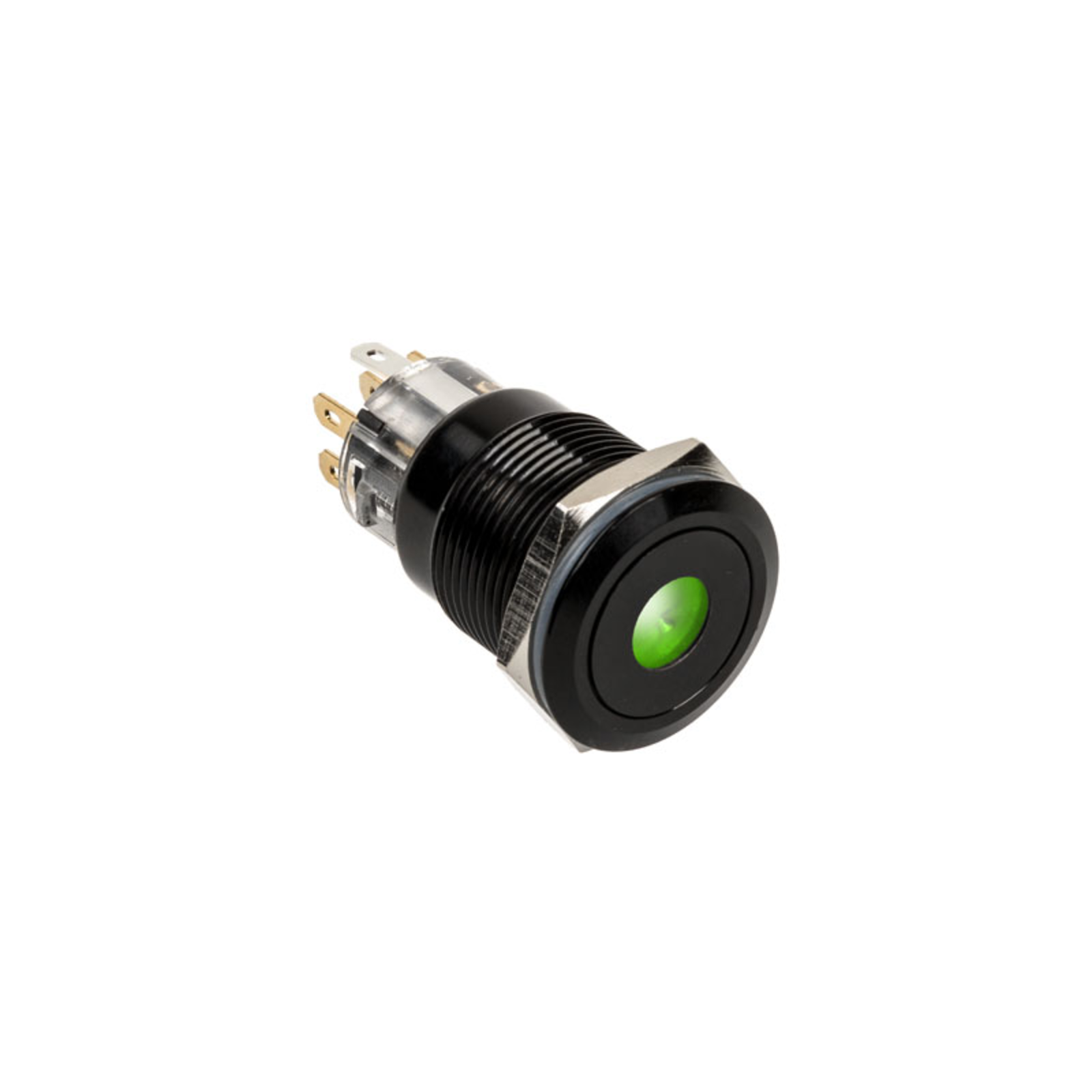 DimasTech Vandalism Switch/button 19mm Blackline Dot RGB