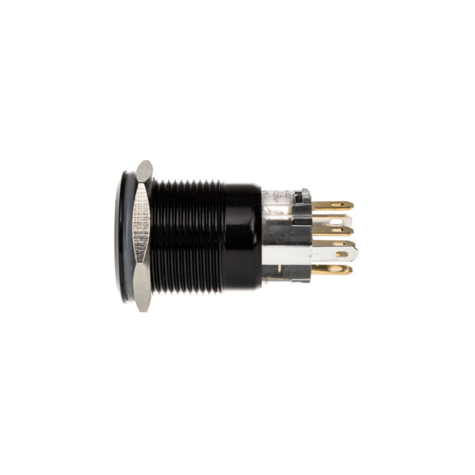 DimasTech Vandalism Switch/button 19mm Blackline Dot RGB