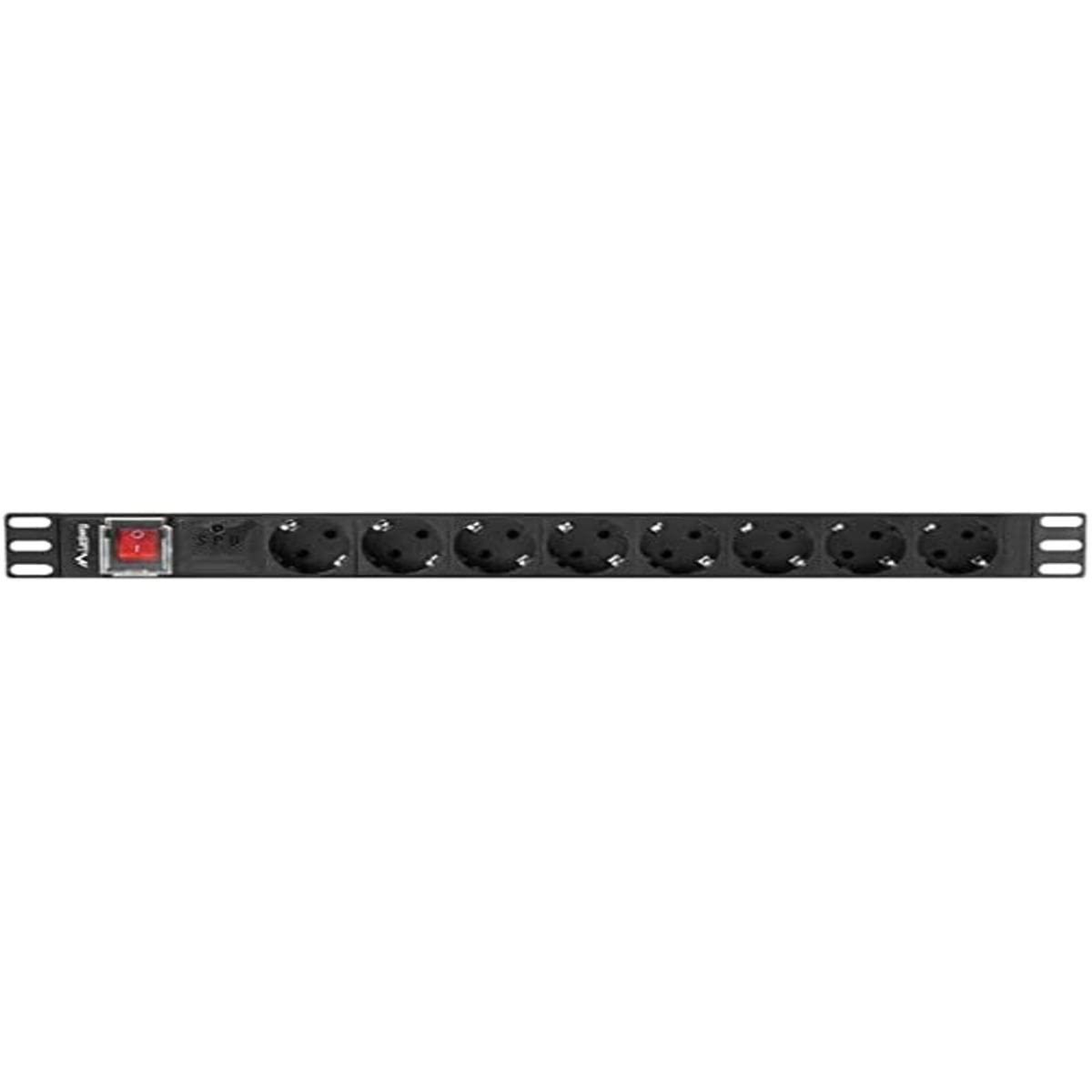 Lanberg Power STRIP Rack PDU 19 1U 16A 8X SHUKO 2M BLACK PDU-08F-0200-BK