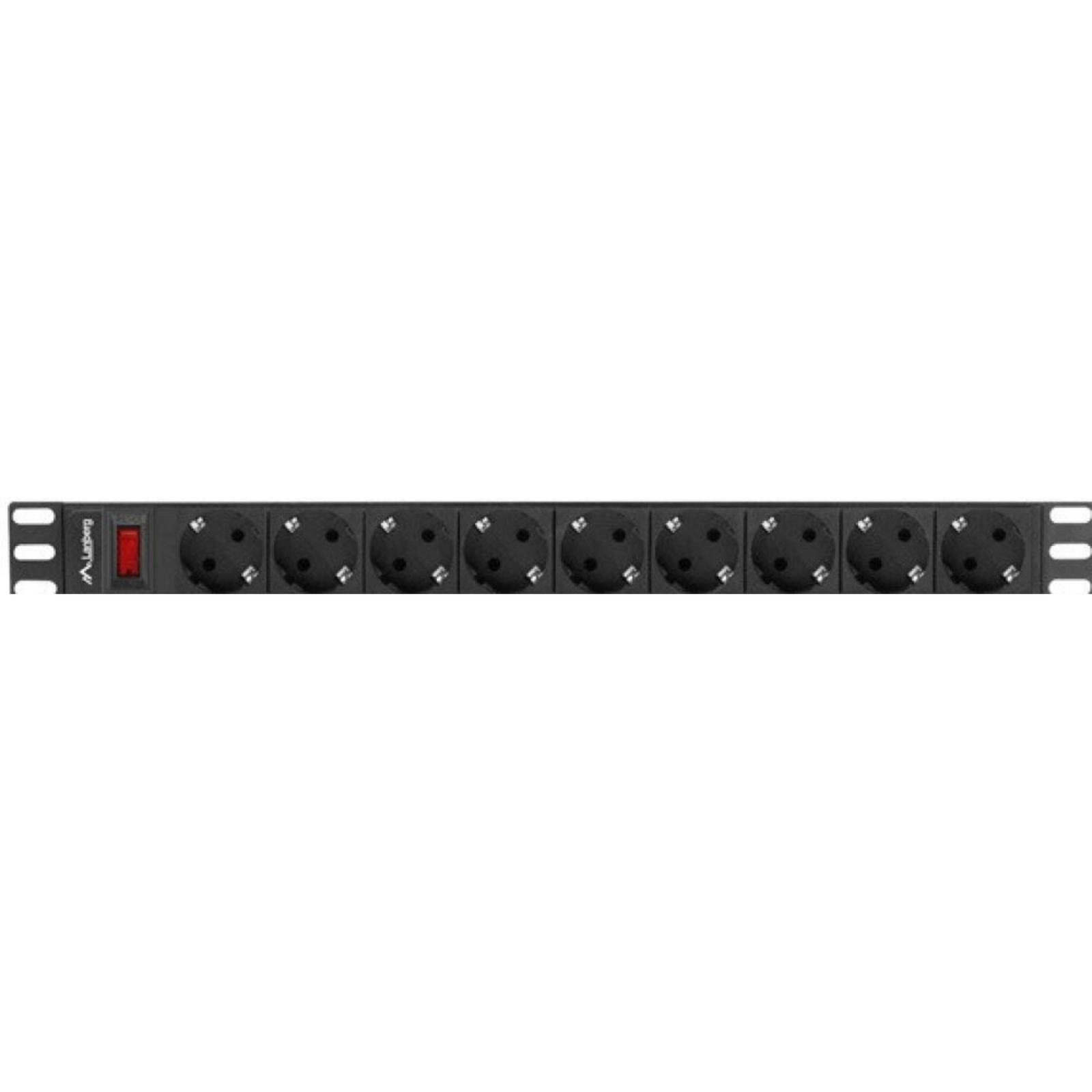 Lanberg Power STRIP Rack 19 PDU 1U 16A 9X SHUKO 3M PDU-09F-0300-BK