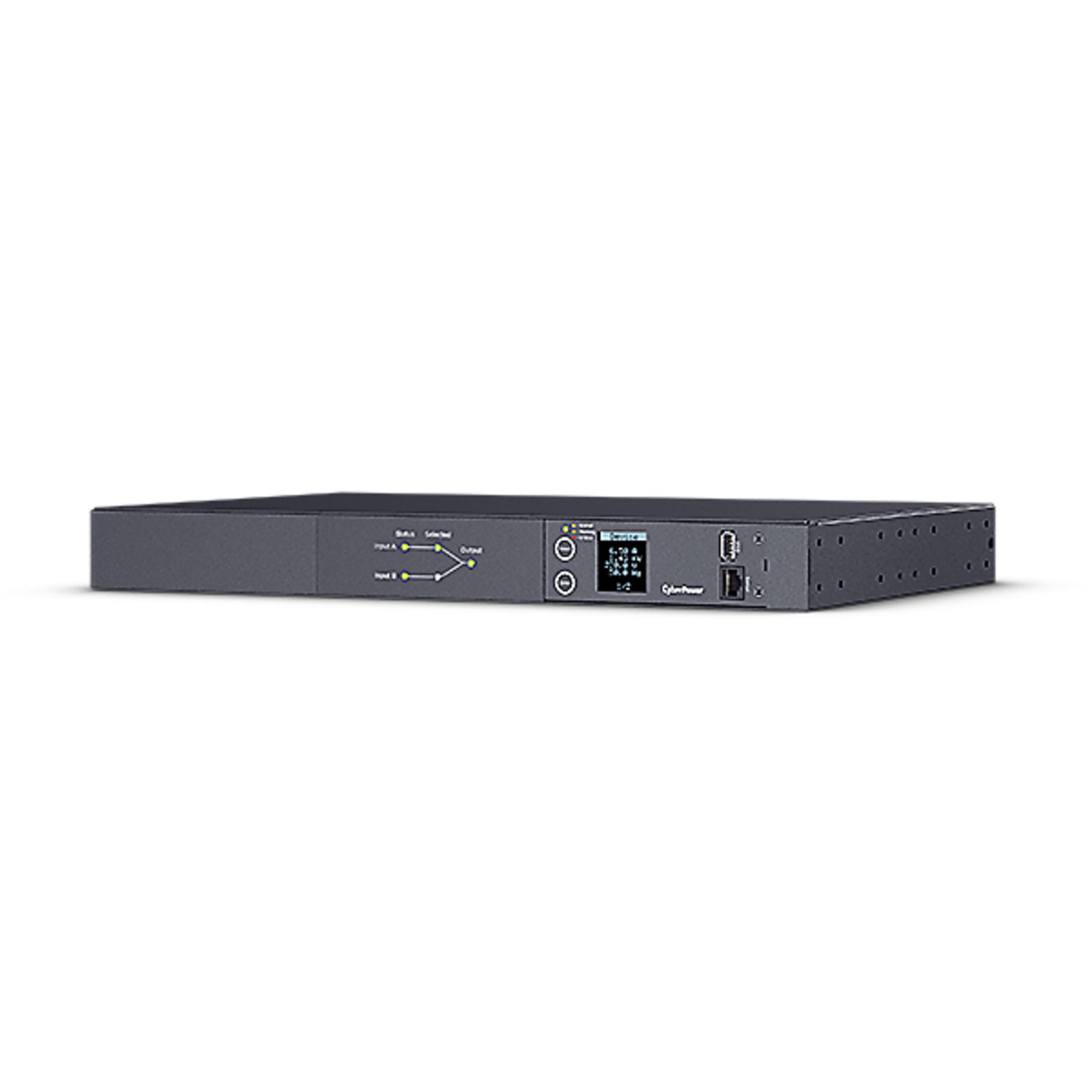 CyberPower PDU24005 PDU Power Distribution Metered ATS 16A 8-gang Rack 1U