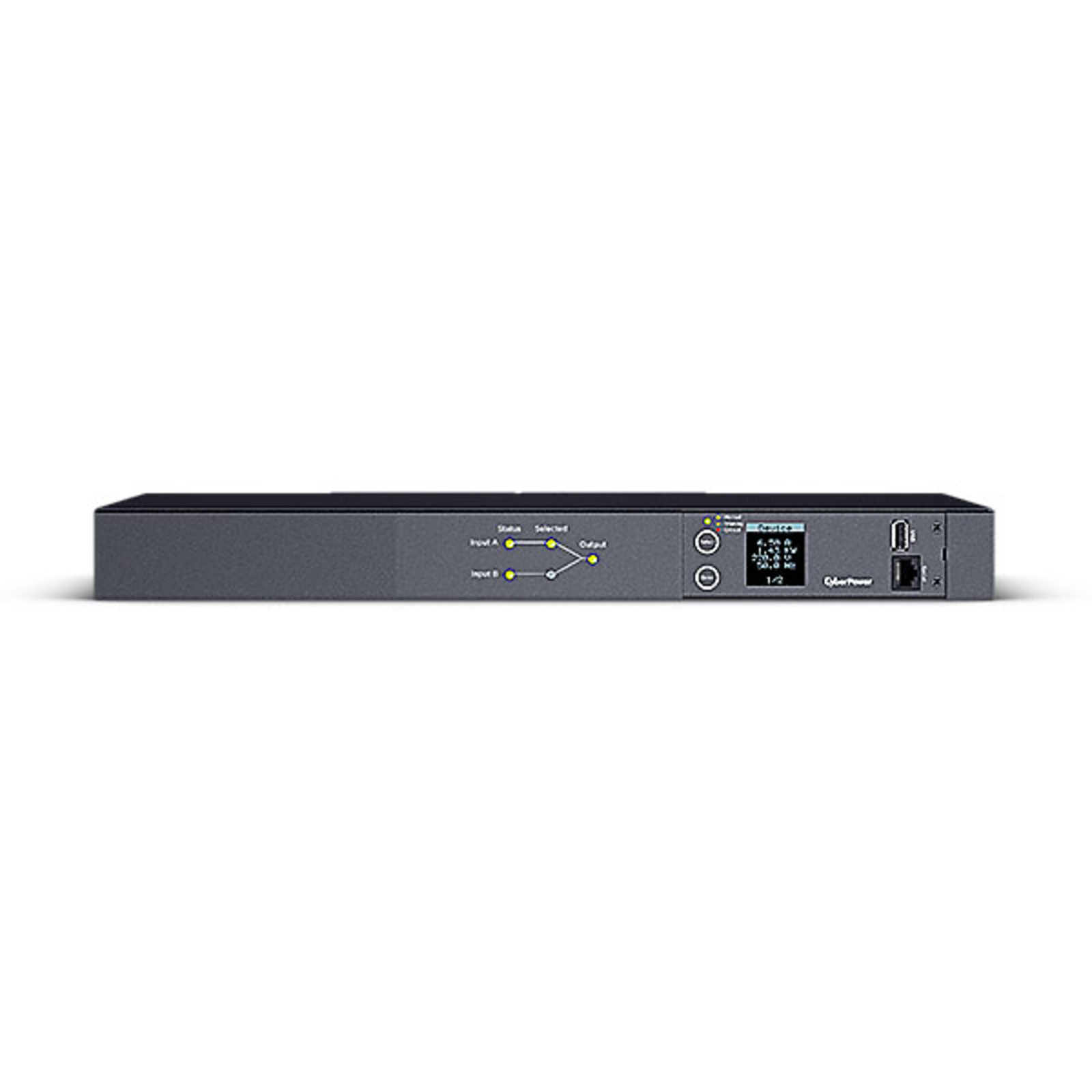 CyberPower PDU24005 PDU Power Distribution Metered ATS 16A 8-gang Rack 1U