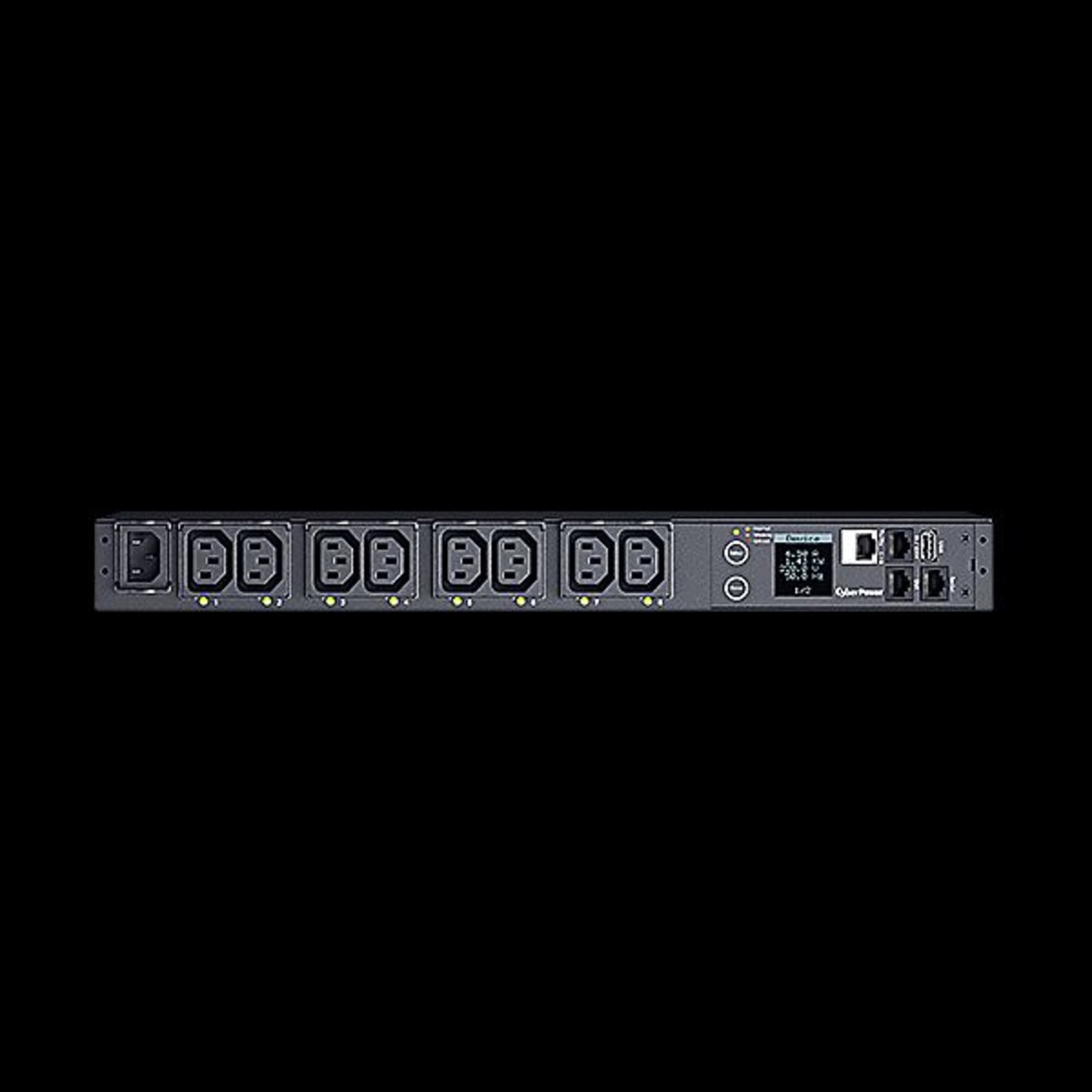 CyberPower PDU81004 PDU Switched Metered-pro-output 10A CE 8-gang Rack 1U