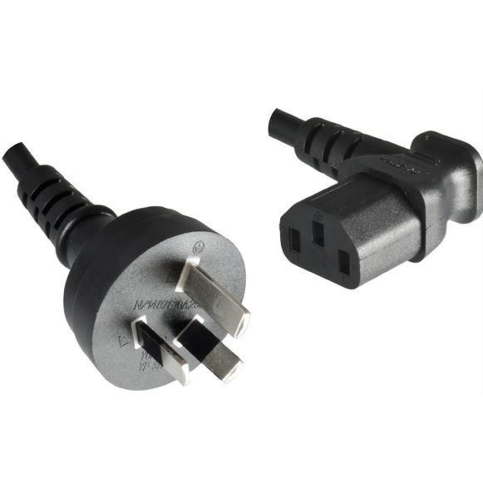 Micro Connect Power Cord from to C13 1.8m Australia Type I to C13 Angled
