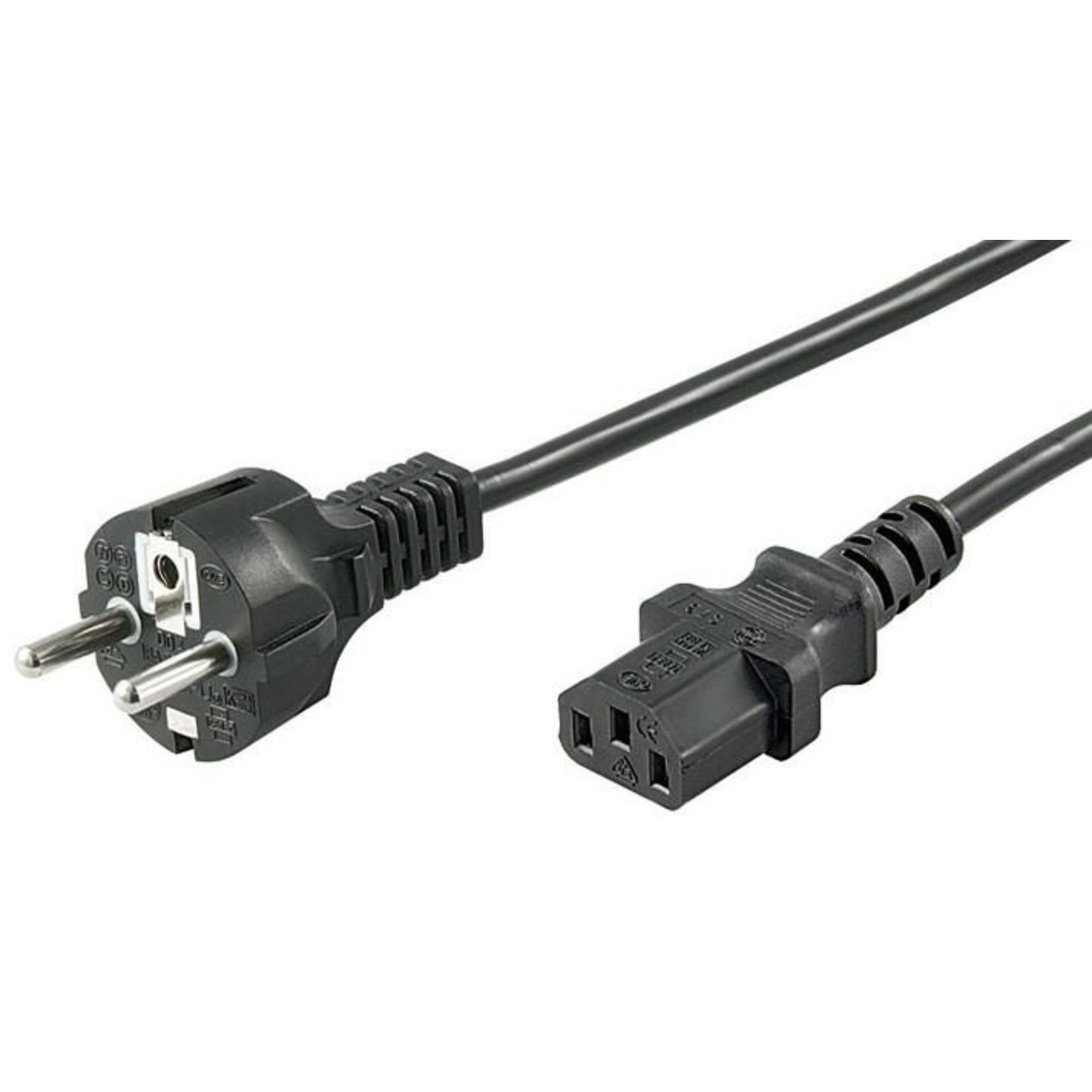Micro Connect Power Cord CEE 7/7 C13 1m Black