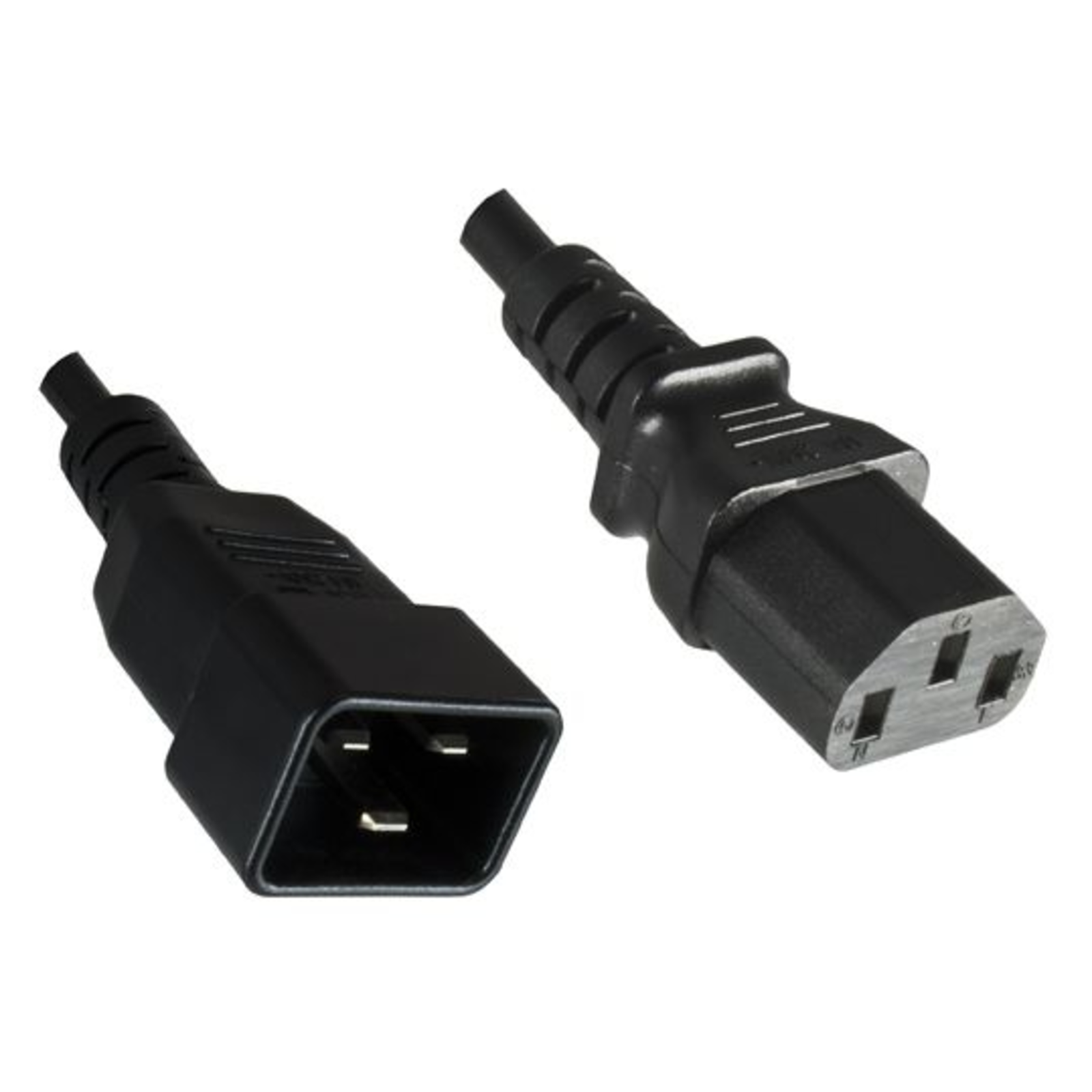 Micro Connect PowerCord C13-C20 0.5M BlackIEC 60320-C13 to C20 Black
