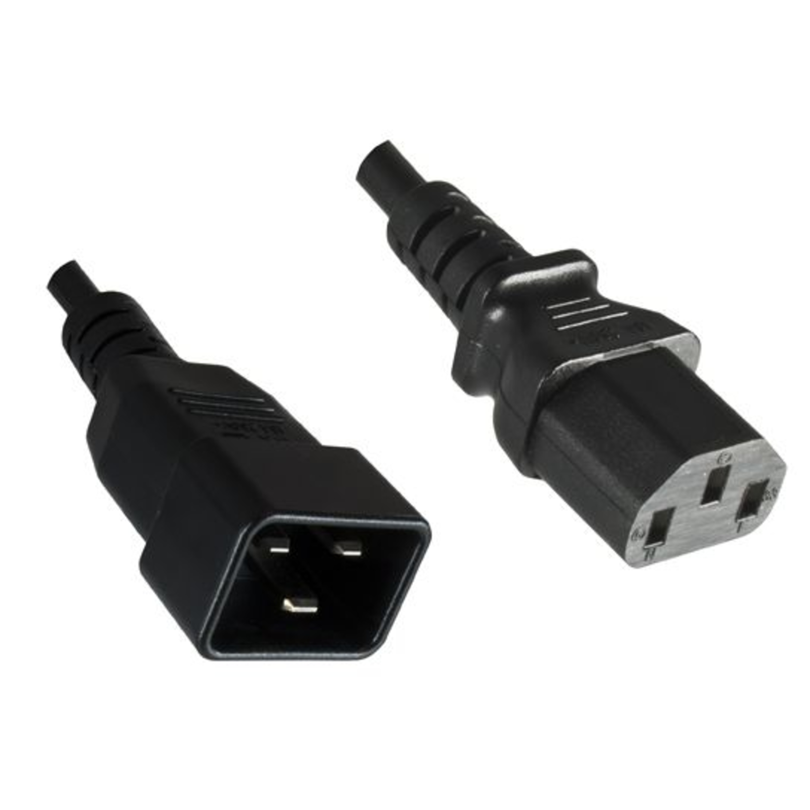 Micro Connect PowerCord C13-C20 10A 1m IEC 60320-C13 to C20 Black