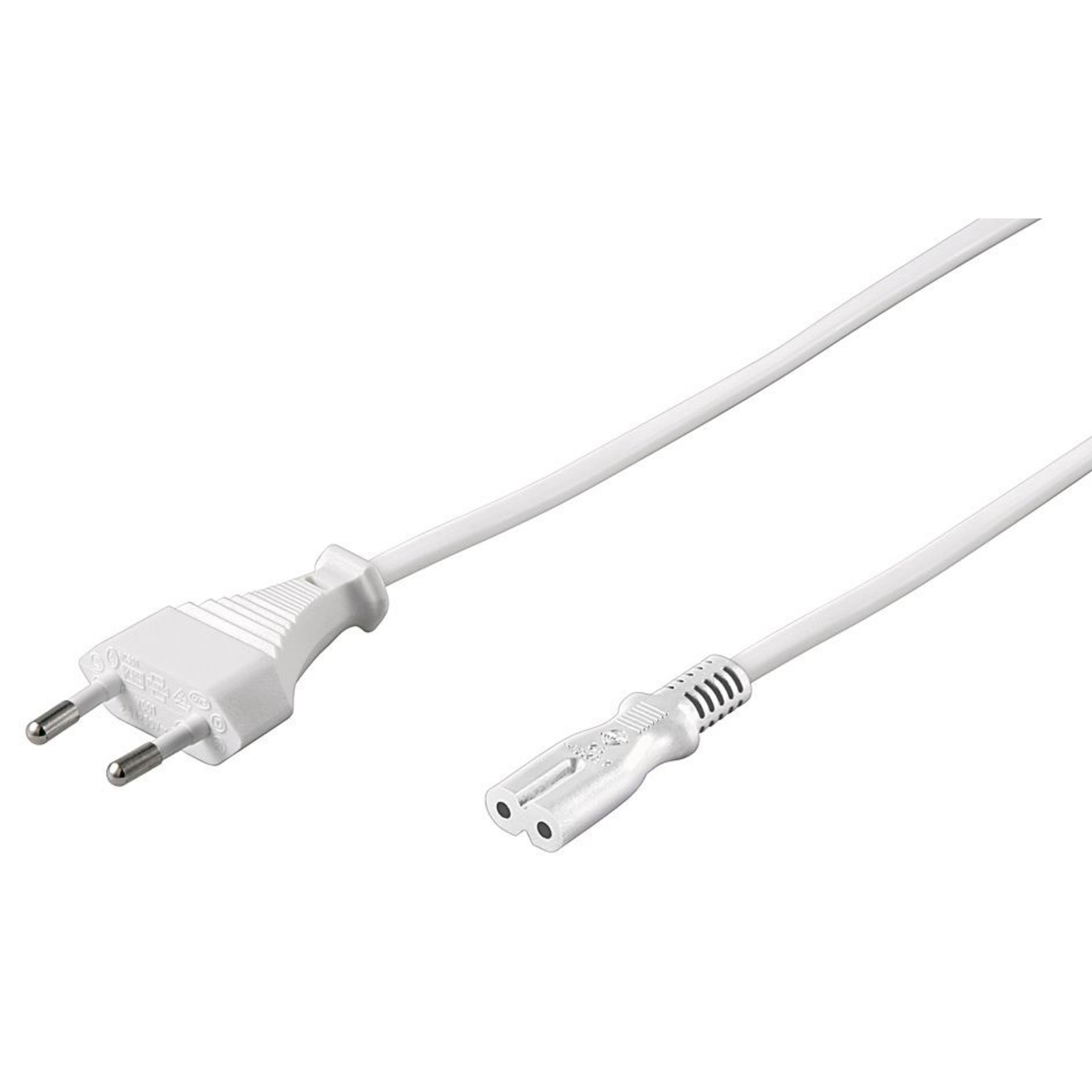 Microconnect PE030705W power cable White 0.5 m Power plug type C C7 coupler