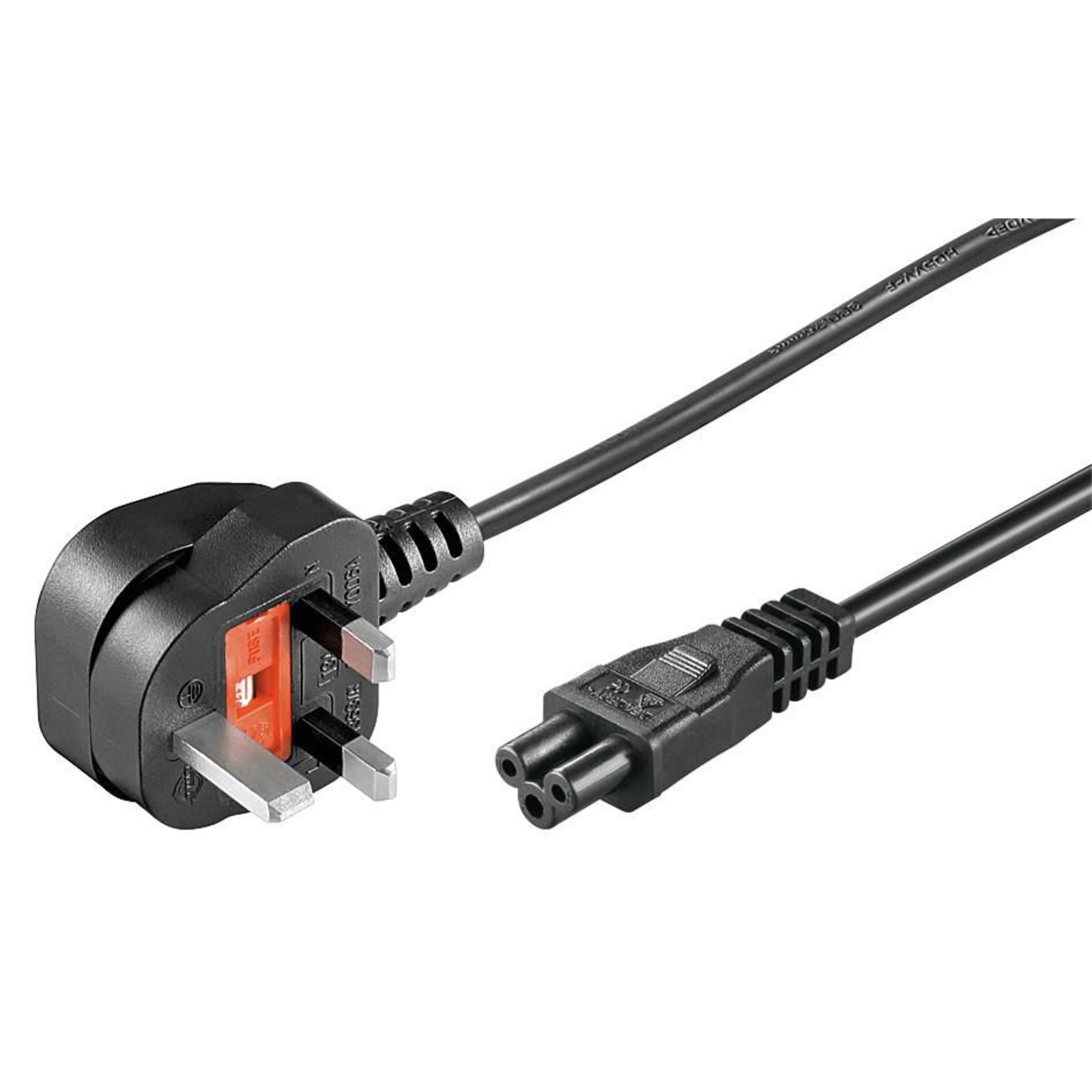 Micro Connect Power Cord 3m UK C5 Black Power UK Typegto C5