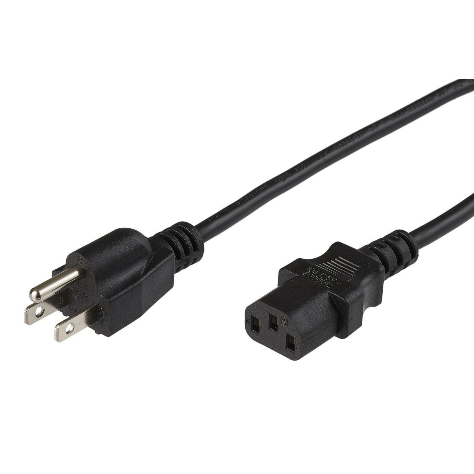 Micro Connect Power Cord NEMA 5-15P to C13 4m AWG14 SJT Power Cord
