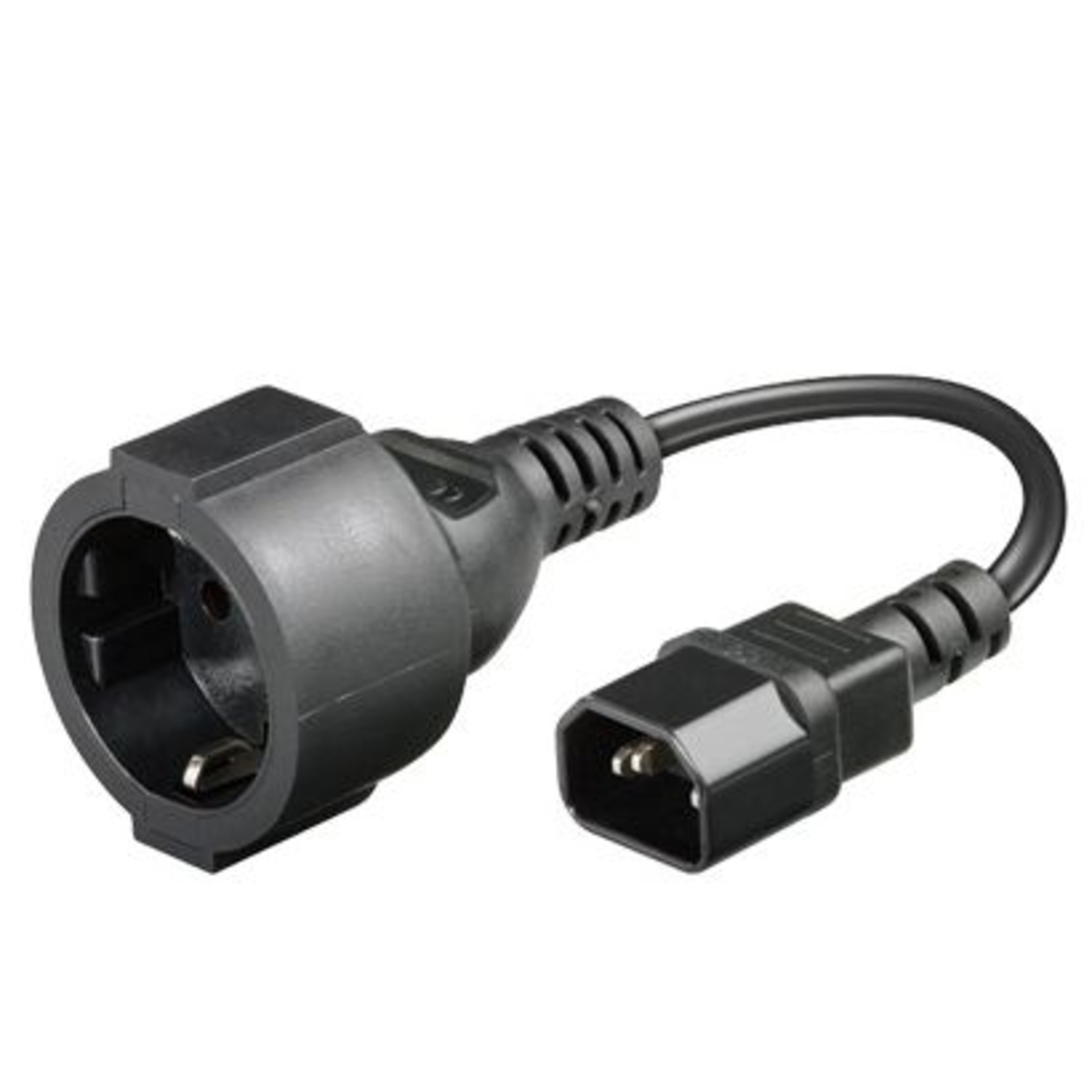 Micro Connect PowerCord IEC 60320 C14 to CEE 7/7 (W) 23cm 250 V