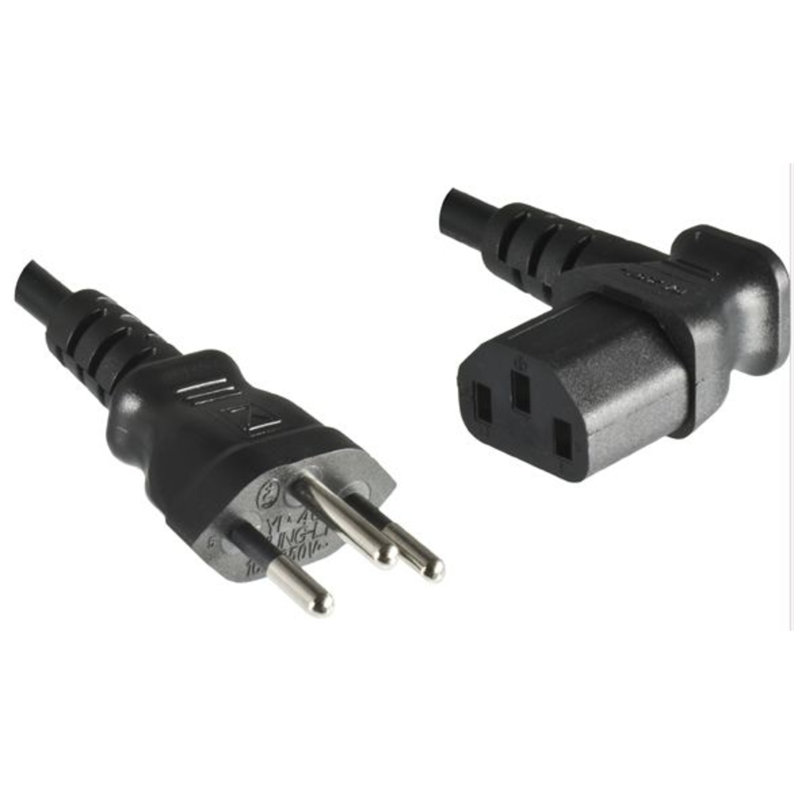 Micro Connect Power Cord Swiss C13 90 1.8m Swiss Type J to Angled C13