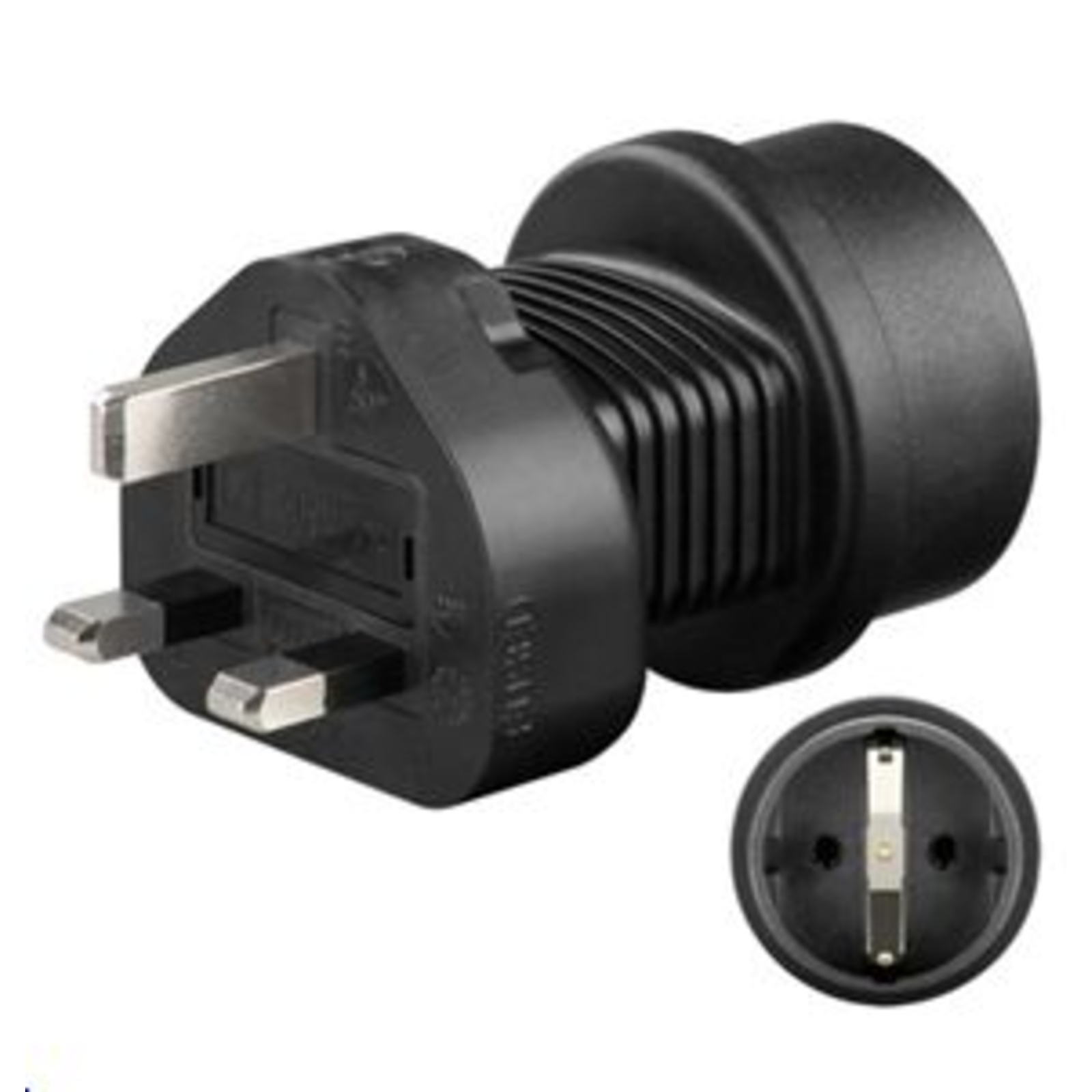 Micro Connect Universal Adapter Schuko to UK to Connect CEE 7/4 Devices to