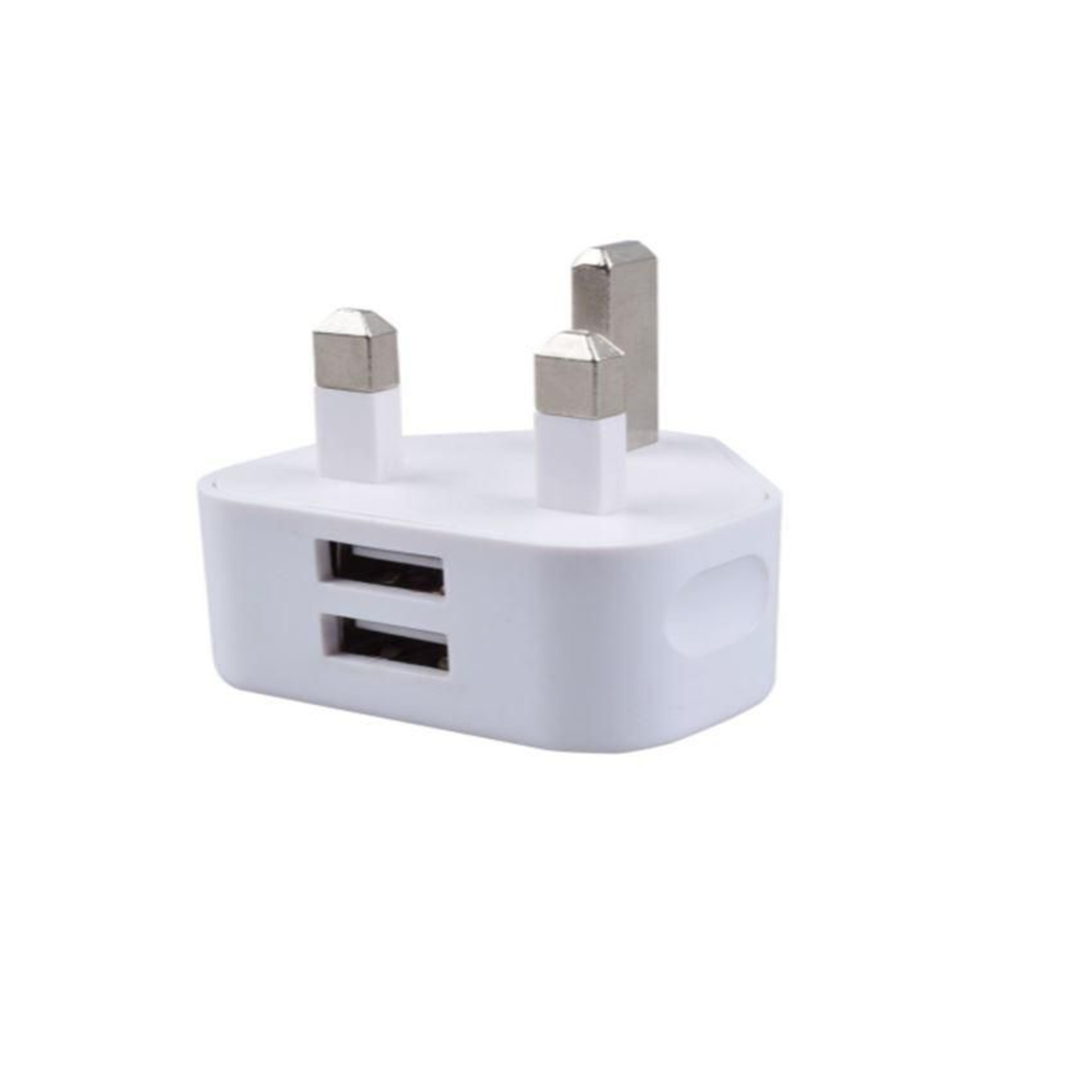 Micro Connect Dual USB Charger 2.1 A UK DC 5V 2.1A White Charges up