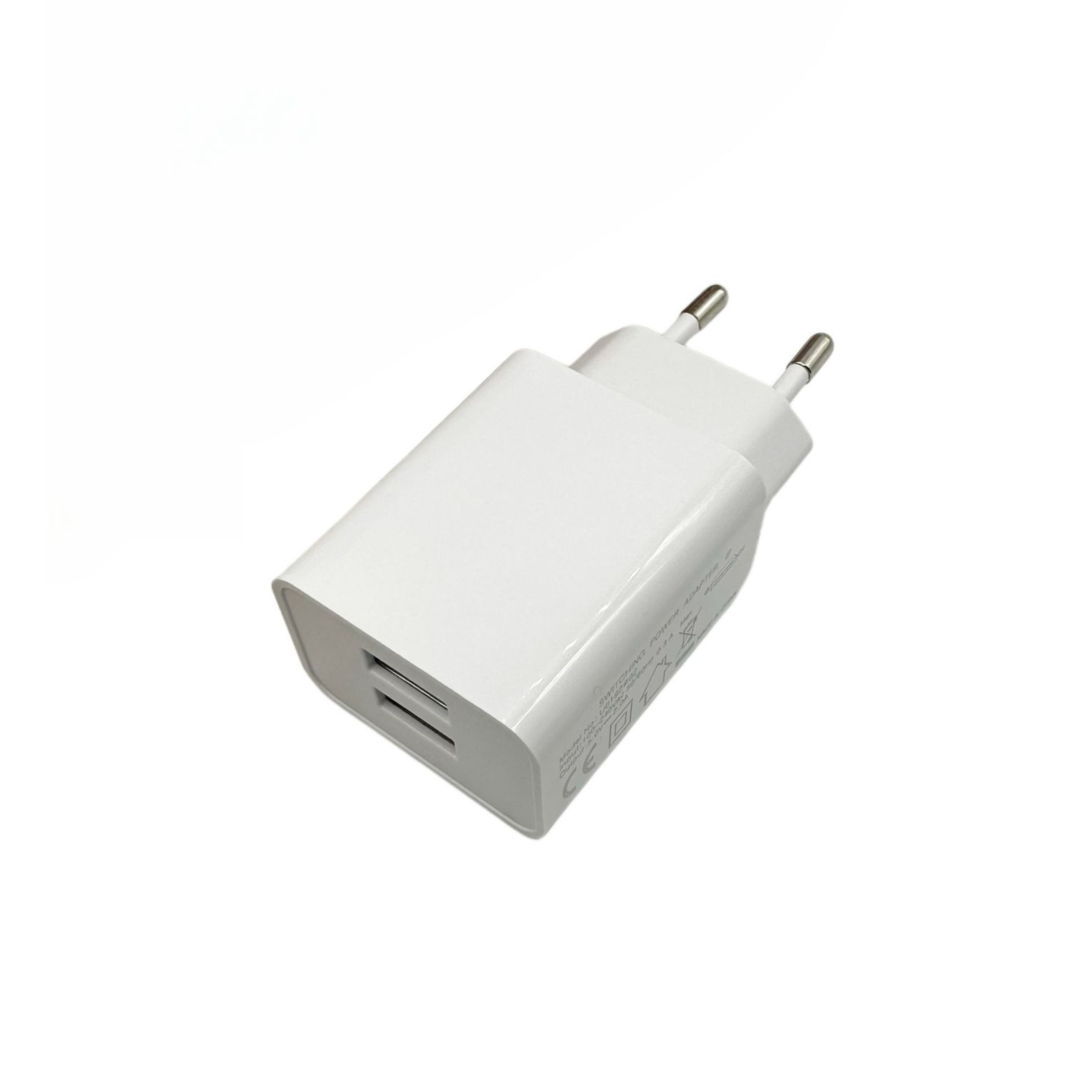 Micro Connect Charger for Smartphones 2.4Amp 2USB Port Slim Design