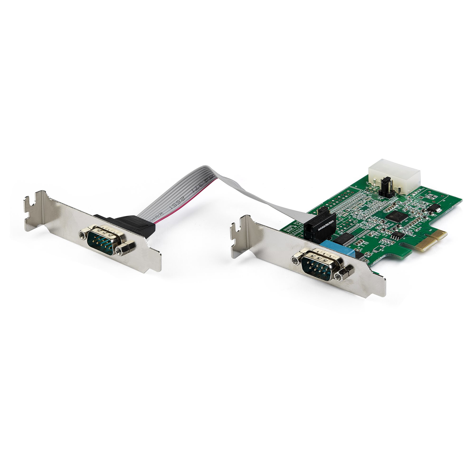 StarTech 2-port Serial PCIe RS232 Adapter Card Host Controller