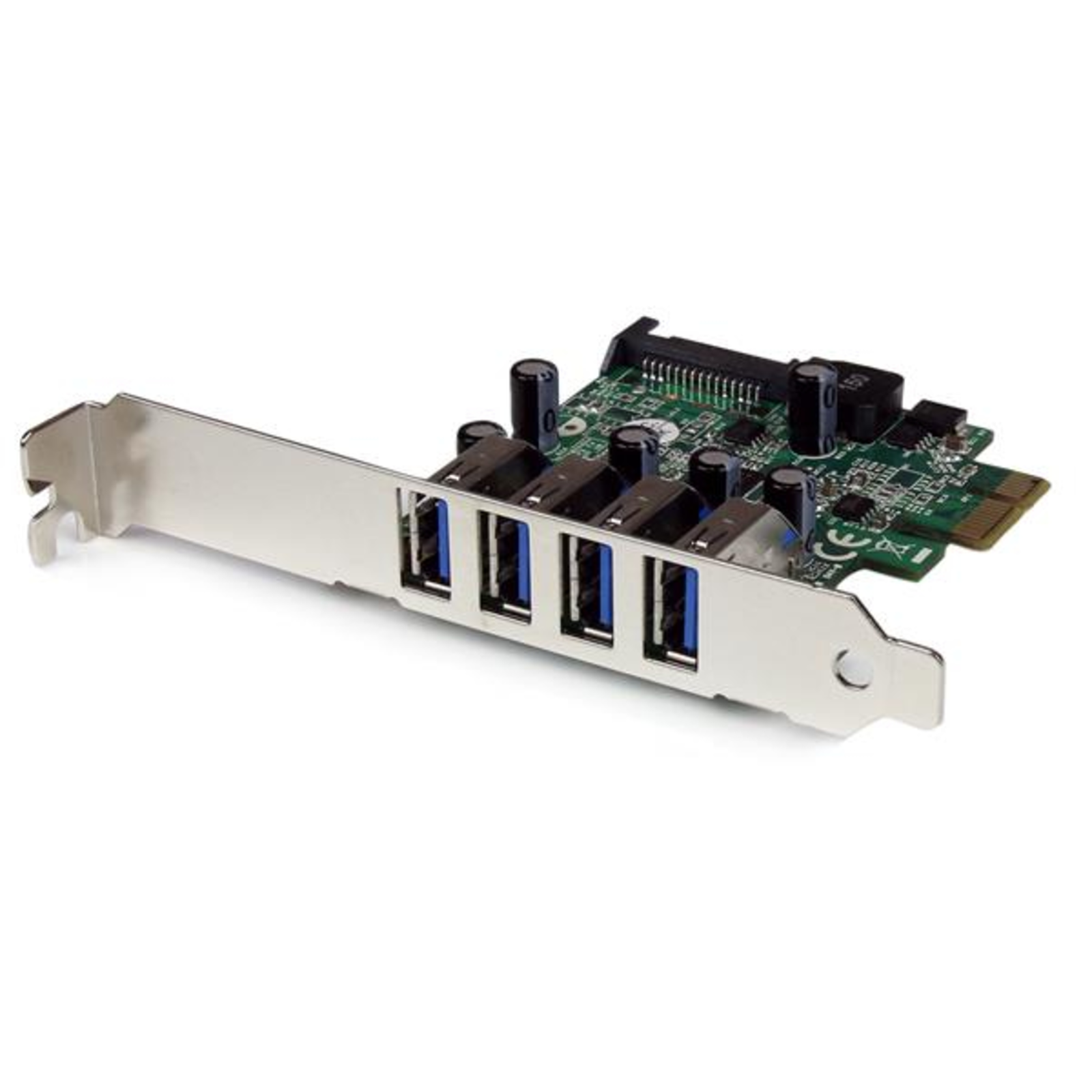 StarTech.com 4 Port PCI Express USB 3.0 SuperSpeed Interface Card with UASP SATA Internal PCIe
