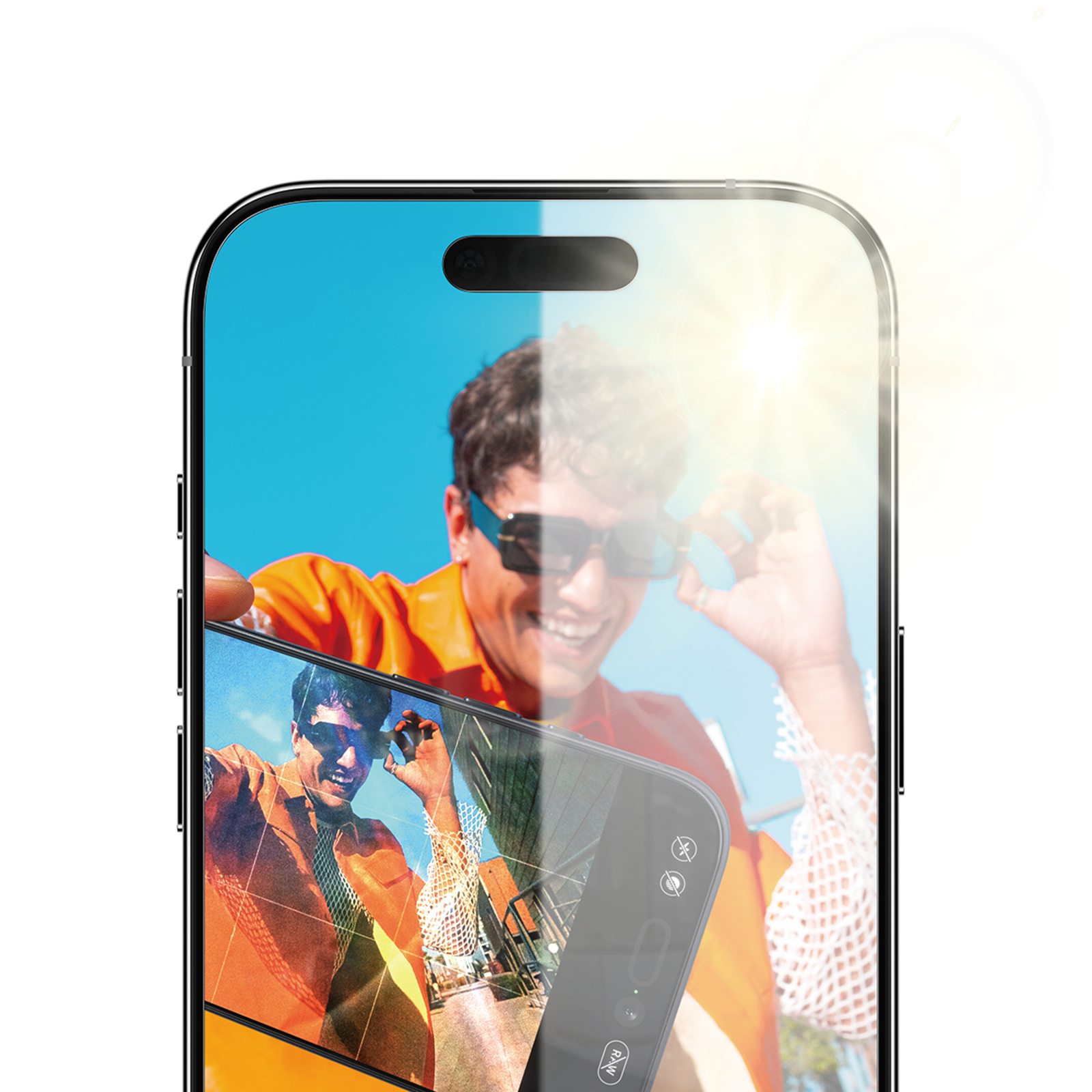 PanzerGlass Anti-Reflective Armour Screen Predector IPhone 17 Air with EasyAligner