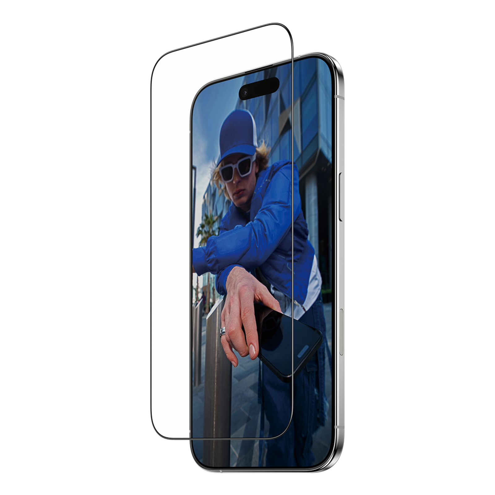 PanzerGlass Screen Predector with Black Frame IPhone 17 Air Ultra-Wide Fit