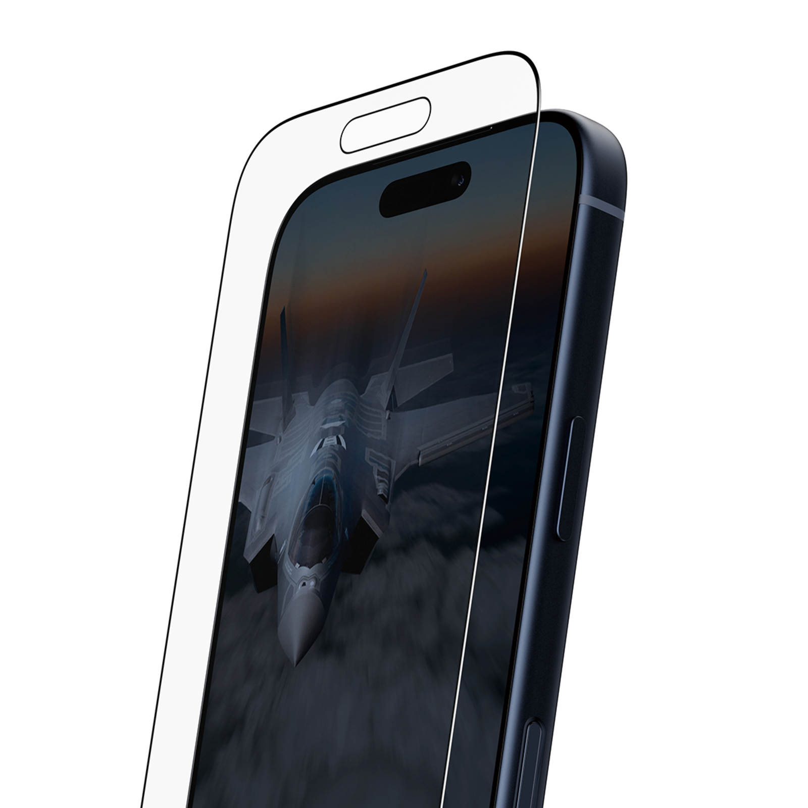 PanzerGlass Stealth Screen Predector with Black Frame IPhone 17 Pro Ultra-Wide Fit