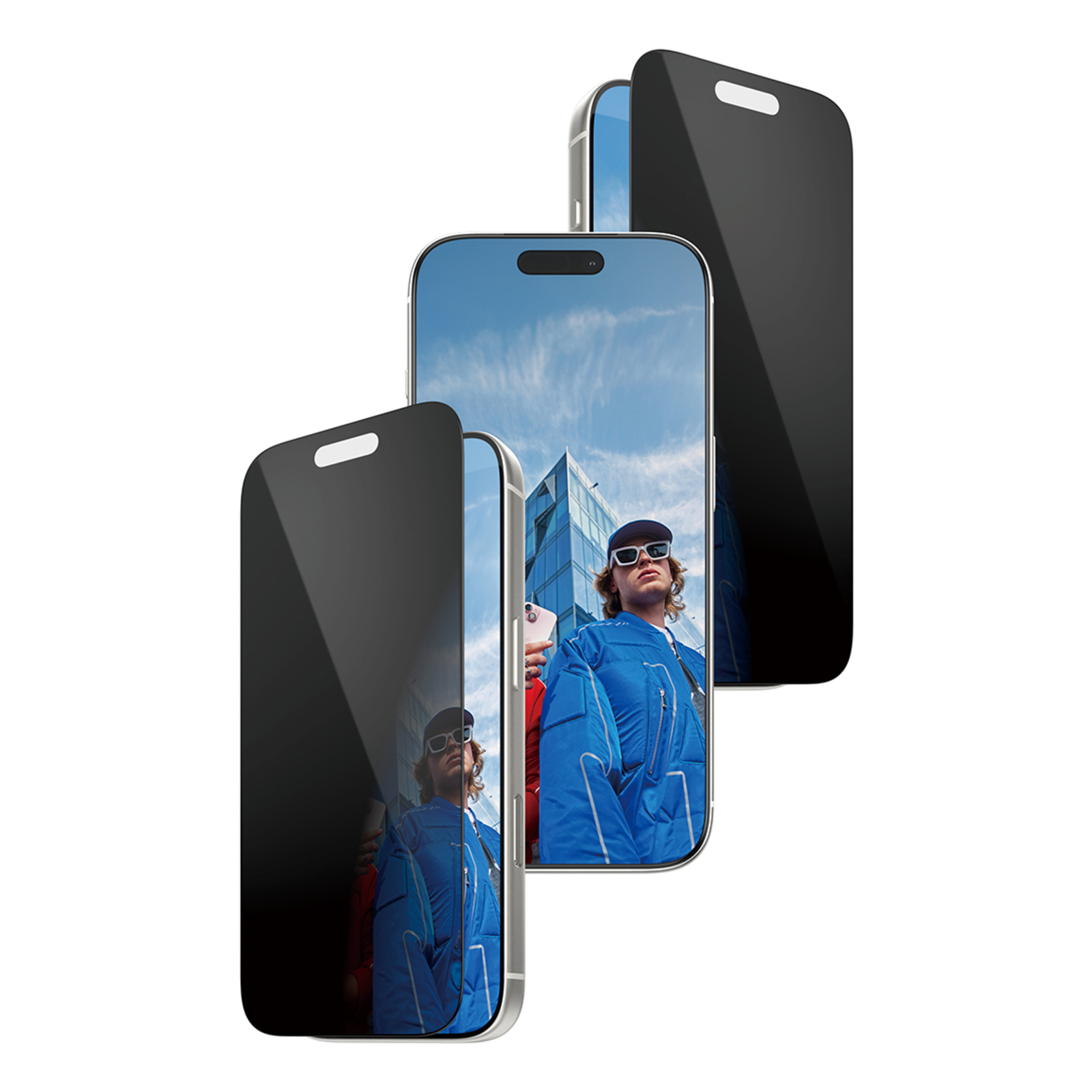 PanzerGlass Privacy Screen Predector with Black Frame IPhone 17 Pro Ultra-Wide Fit