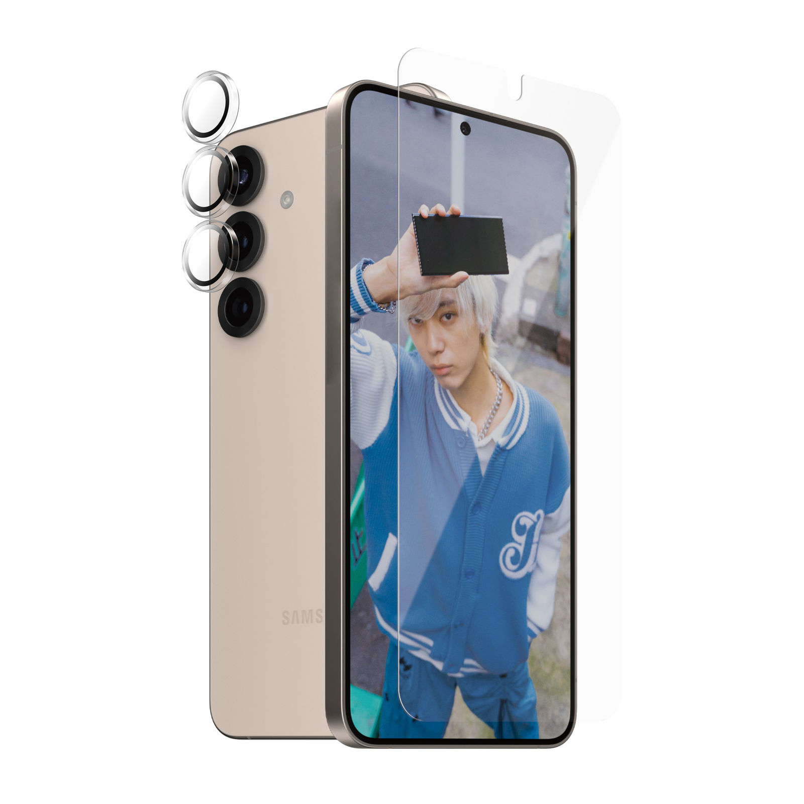 PanzerGlass 2-in-1 Predection Package Predection Kit Display/Lens for Mobile Phone