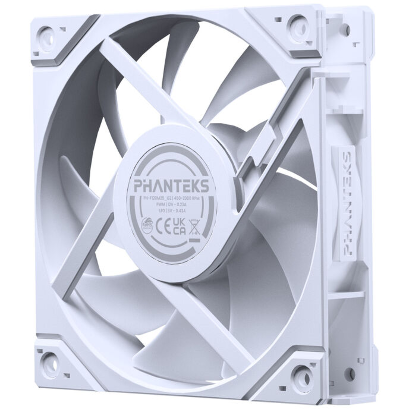 Phanteks M25 Gen2 Reverse RGB Case Fan 12cm (White)