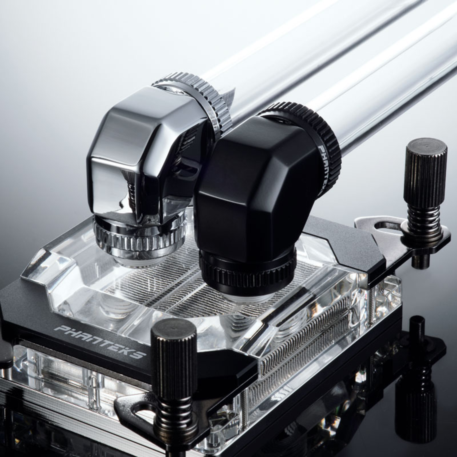 Phanteks Glacier redary Connection 45 Degree G1/4 Inch Male to 16mm OD Hardtube redatable Black