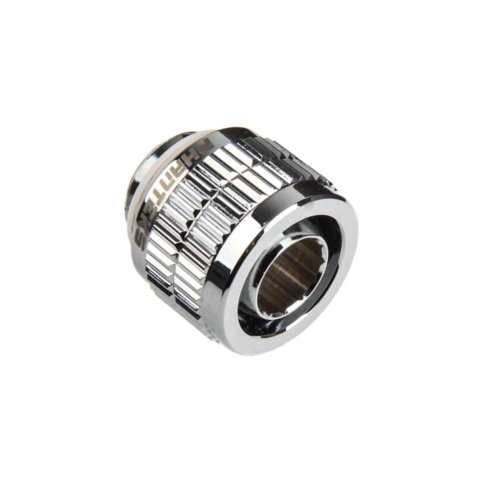 Phanteks Glacier Connection Straight G1/4 Inch AG to 13/10mm Chrome Silver